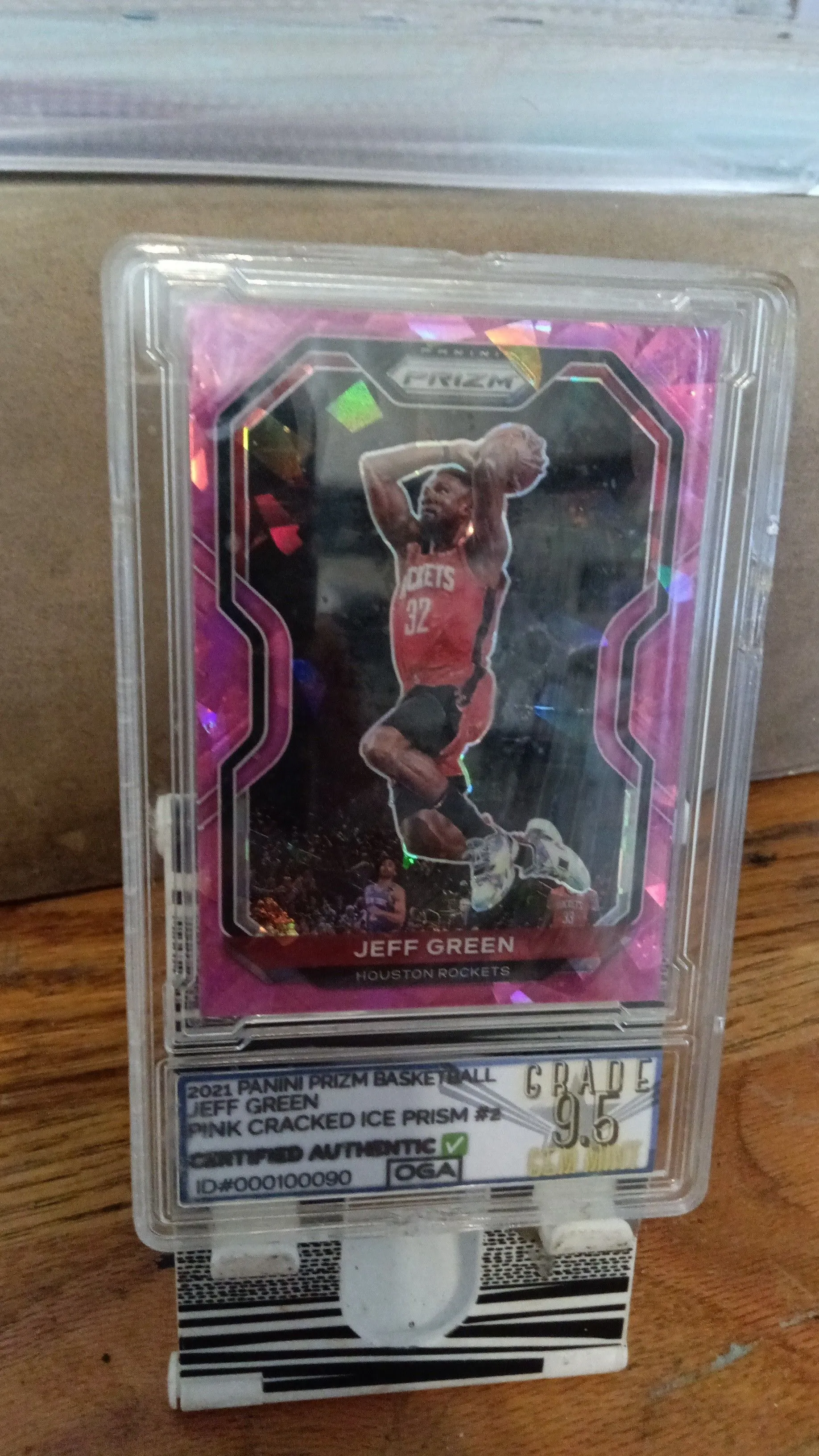 Product image for Graded Jeff Green Basketball Trading Card 