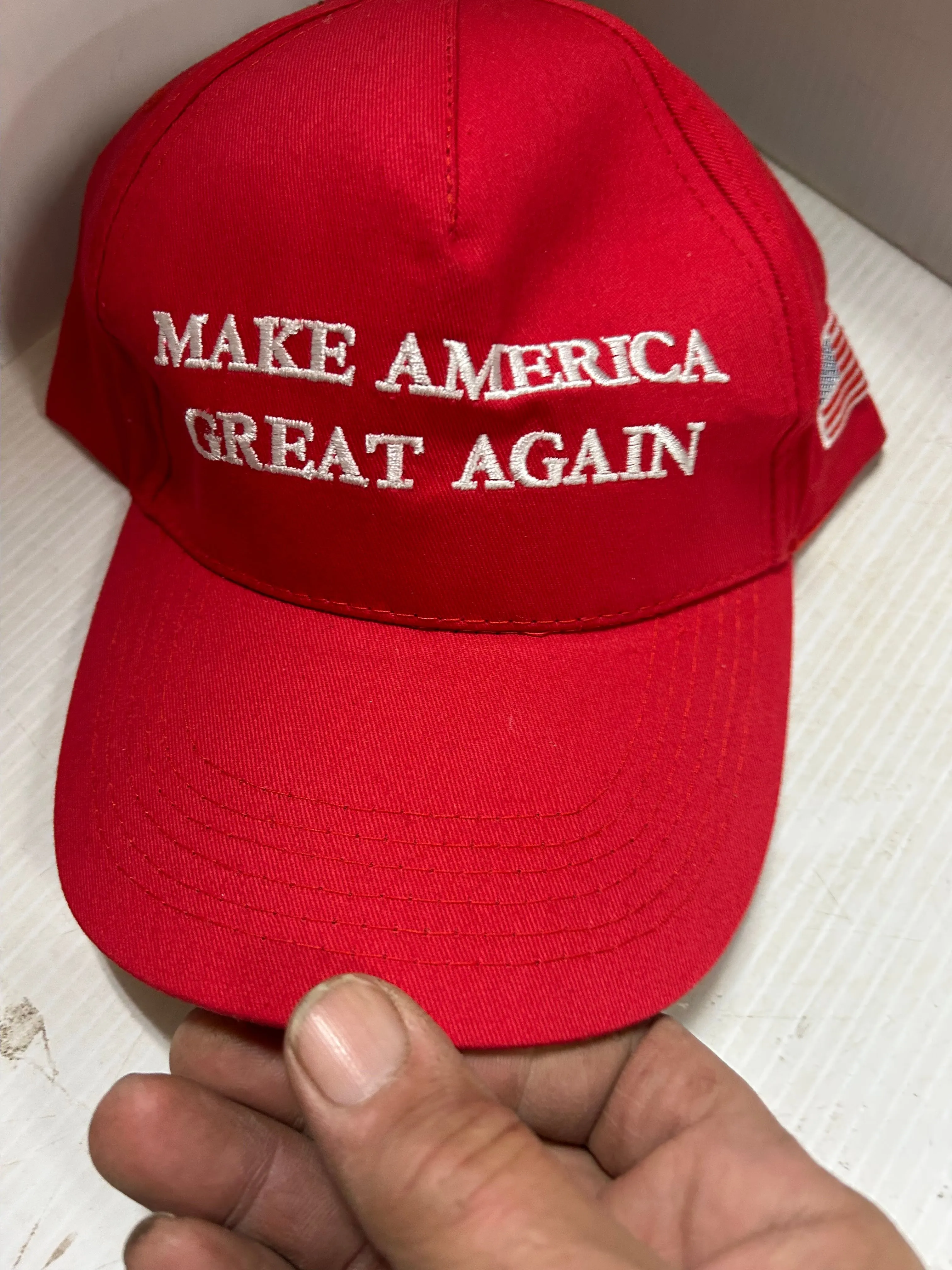 Product image for Maga Hats with embroidery usa flag