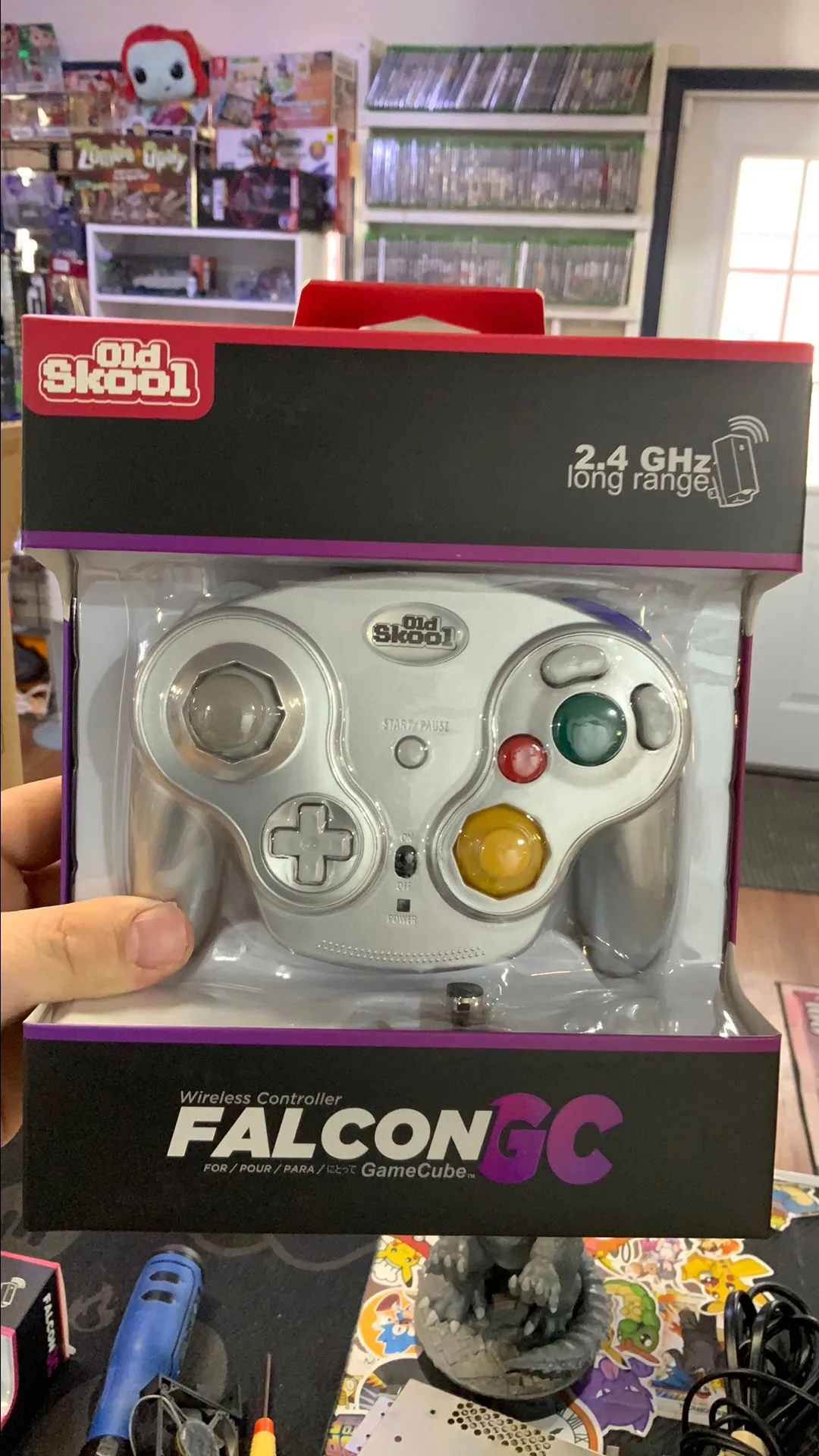 Product image for Old skool falcon wave bird silver