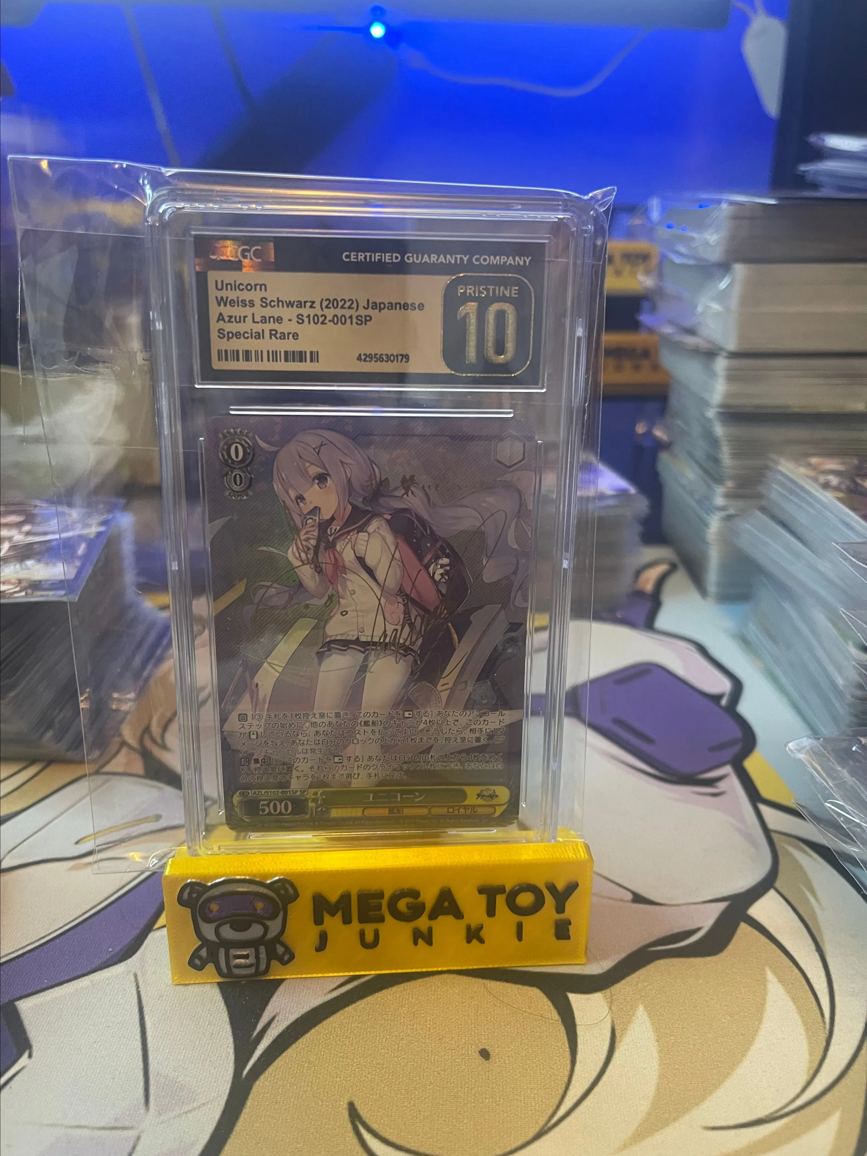 Product image for Pristine 10 Weiss Schwarz 2022 Unicorn S102-001SP Azur Lane SP | Japanese - 4