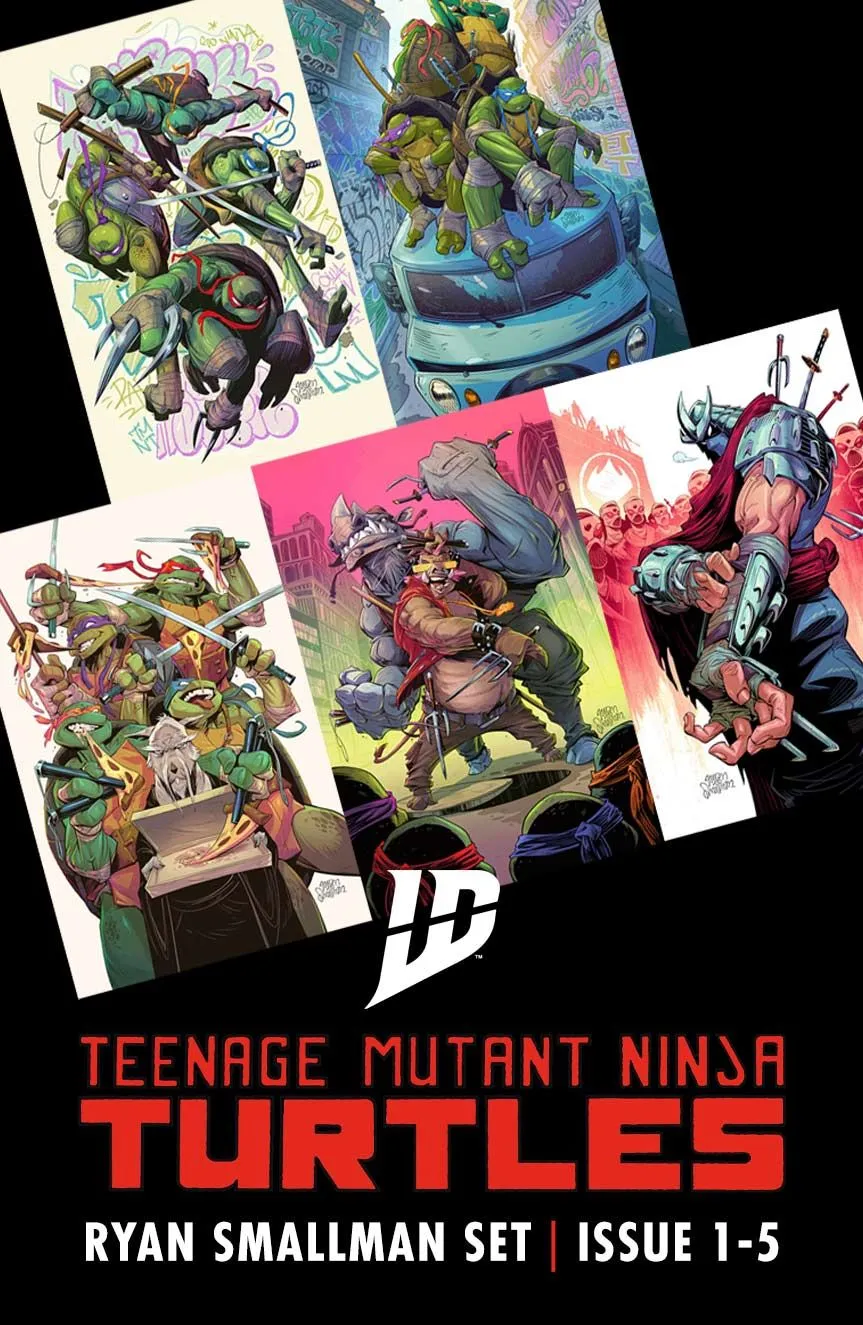 Product image for TMNT 1-5 SET Ryan Smallman Carnivore Comics Exclusive