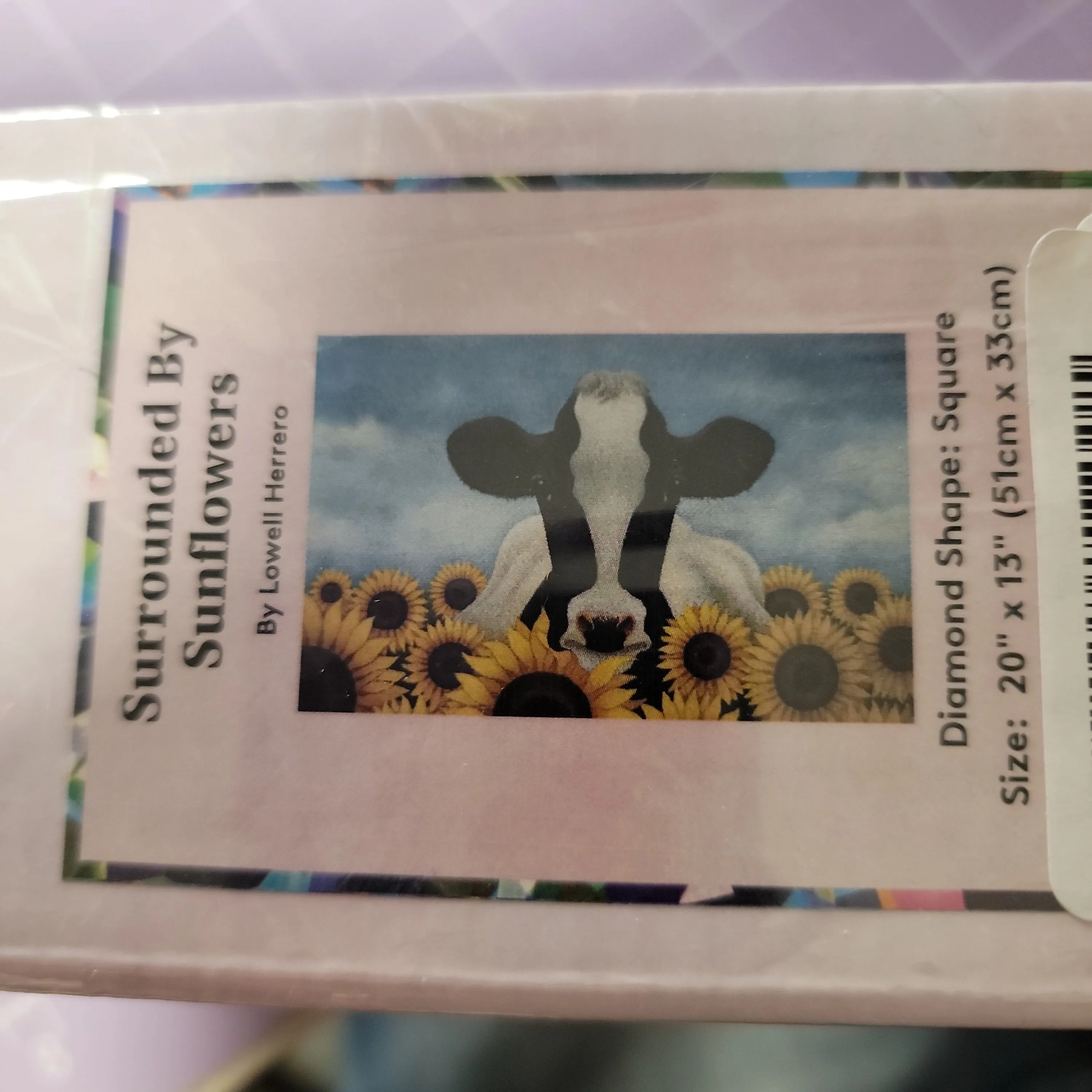 Product image for DAC Surrounded by sunflowers square diamond painting