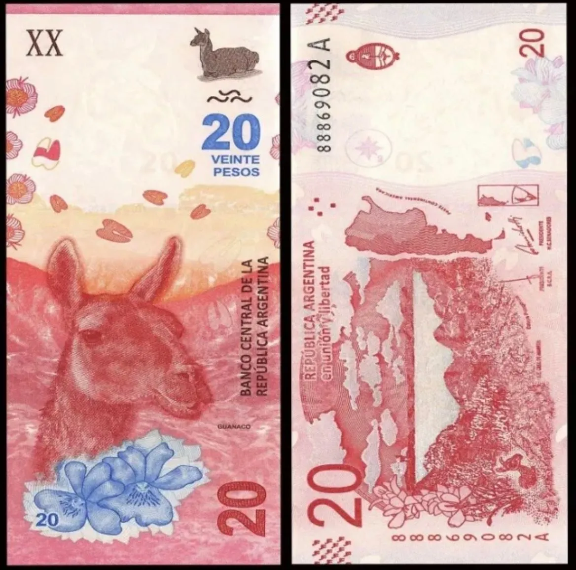 Product image for Argentina 20 Pesos, 2017