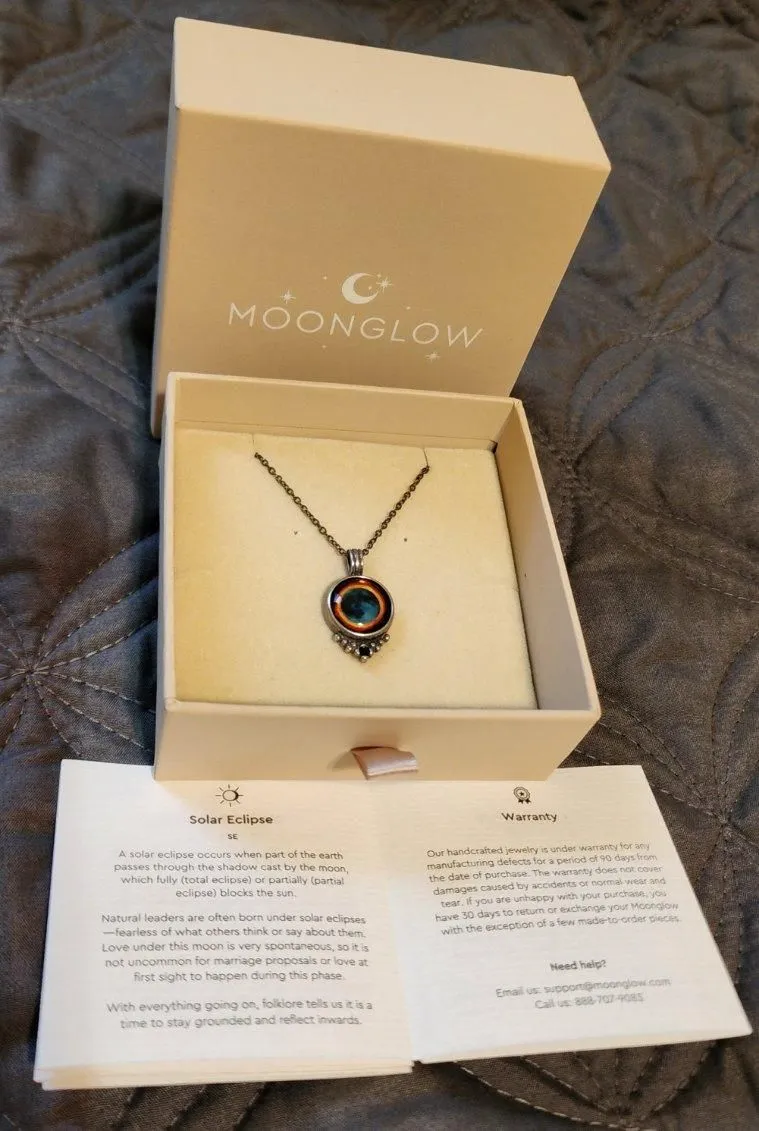 Product image for Solar Eclipse Necklace Stainless Steele