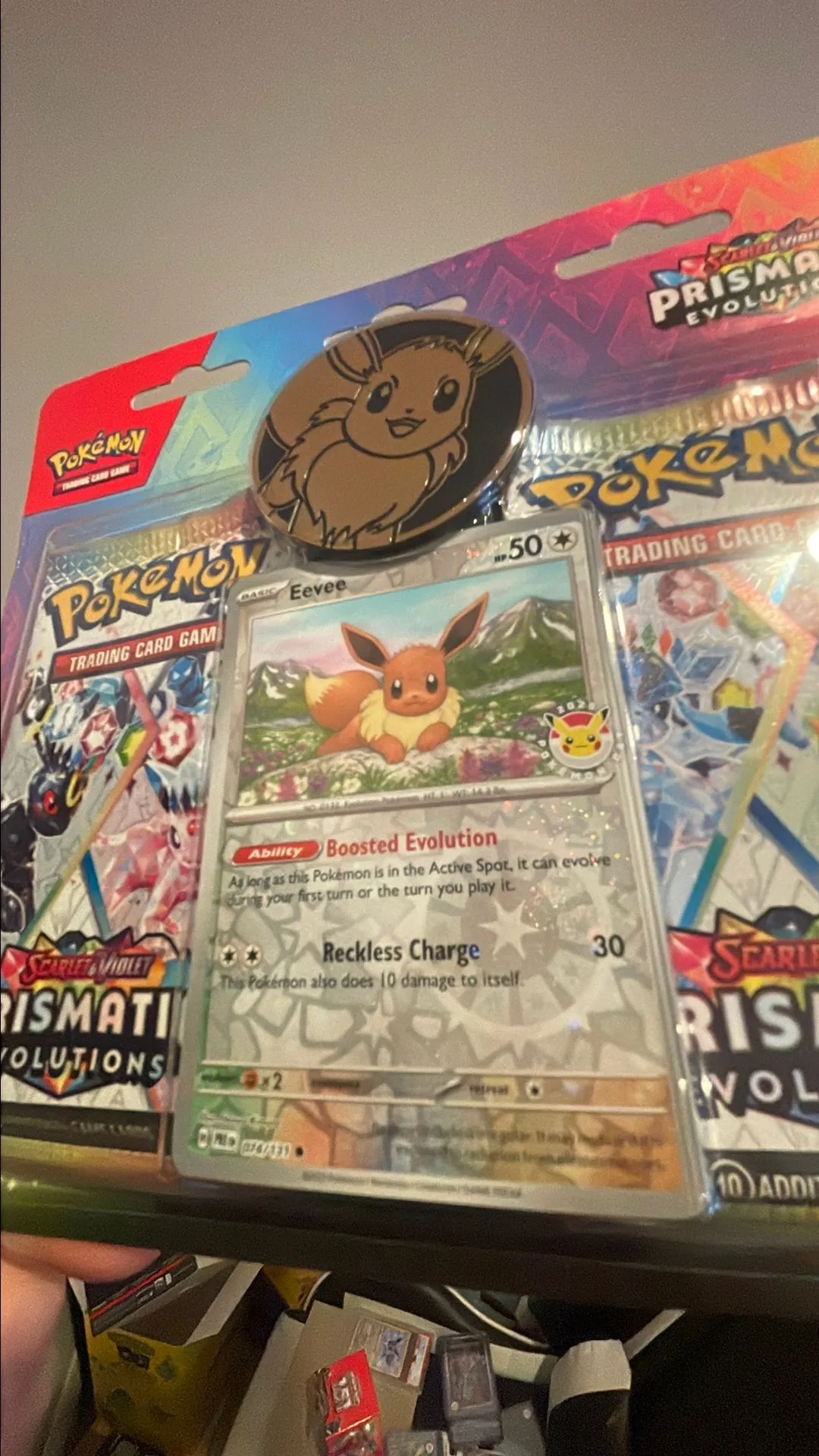 Product image for Prismatic Evolutions 2-Pack Blister W/ Promo