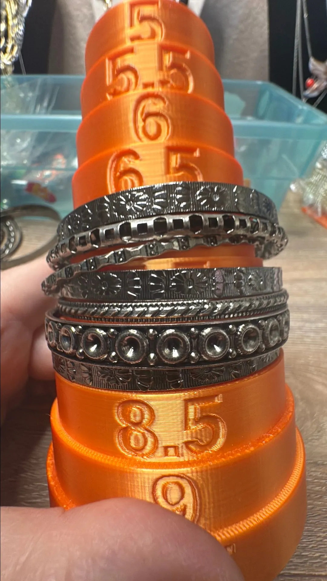 Product image for New Gunmetal bangles set of 7