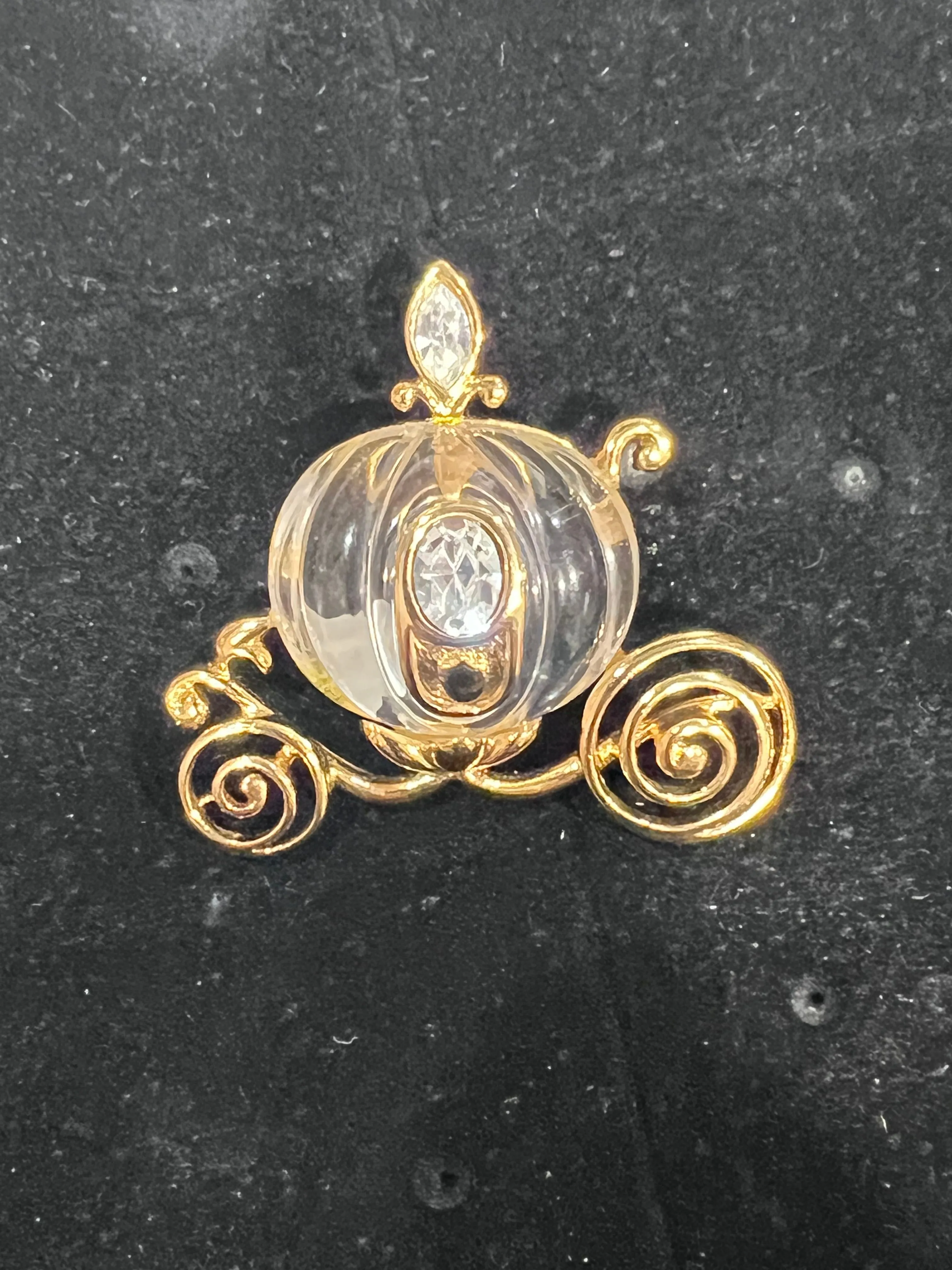 Product image for Disney Cinderella Chariot Coach Rhinestone Brooch