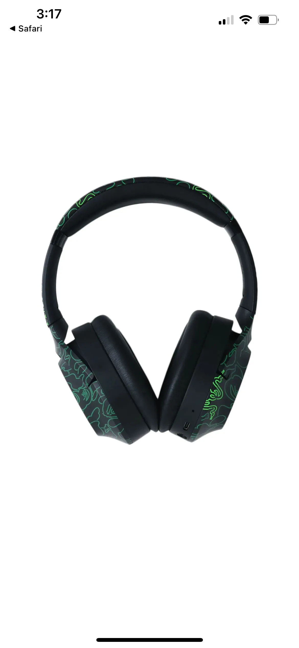 Headphone Razer Bape Headset Bape Razer 希少！BAPE×RAZERコラボ
