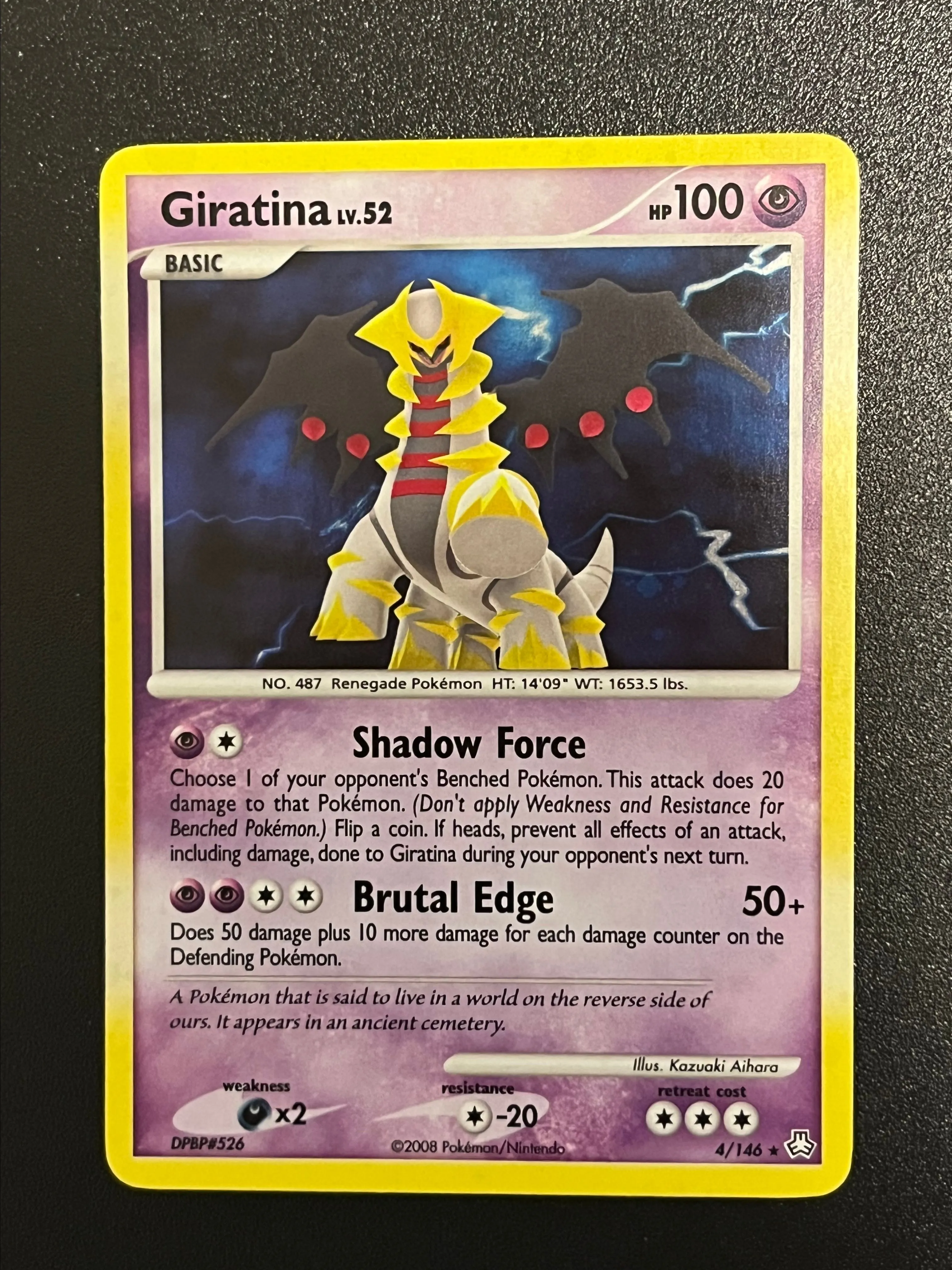 Product image for Giratina DP Legends Awakened 4/146 Holo