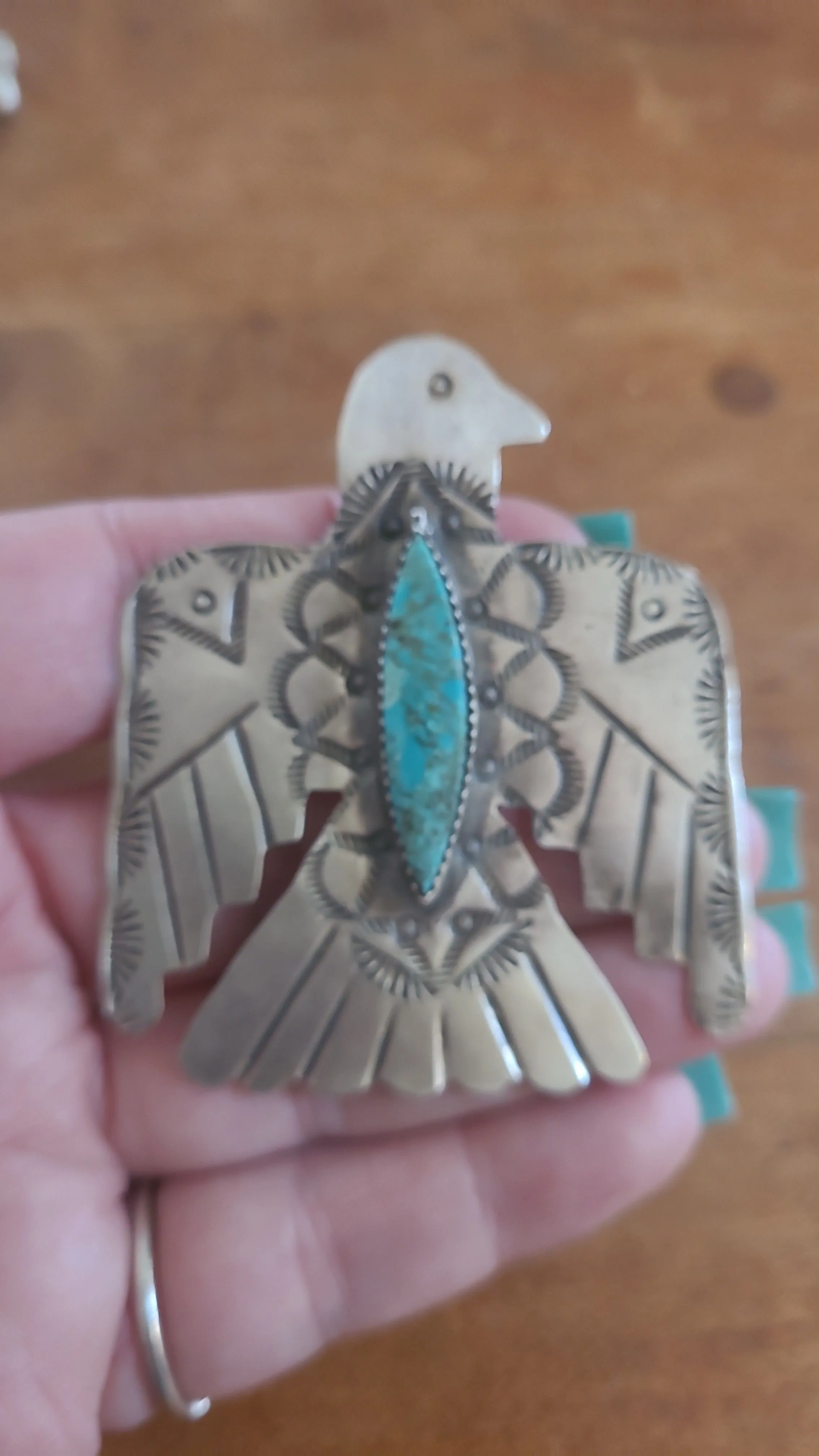 Product image for tawny Willie thunderbird ring 