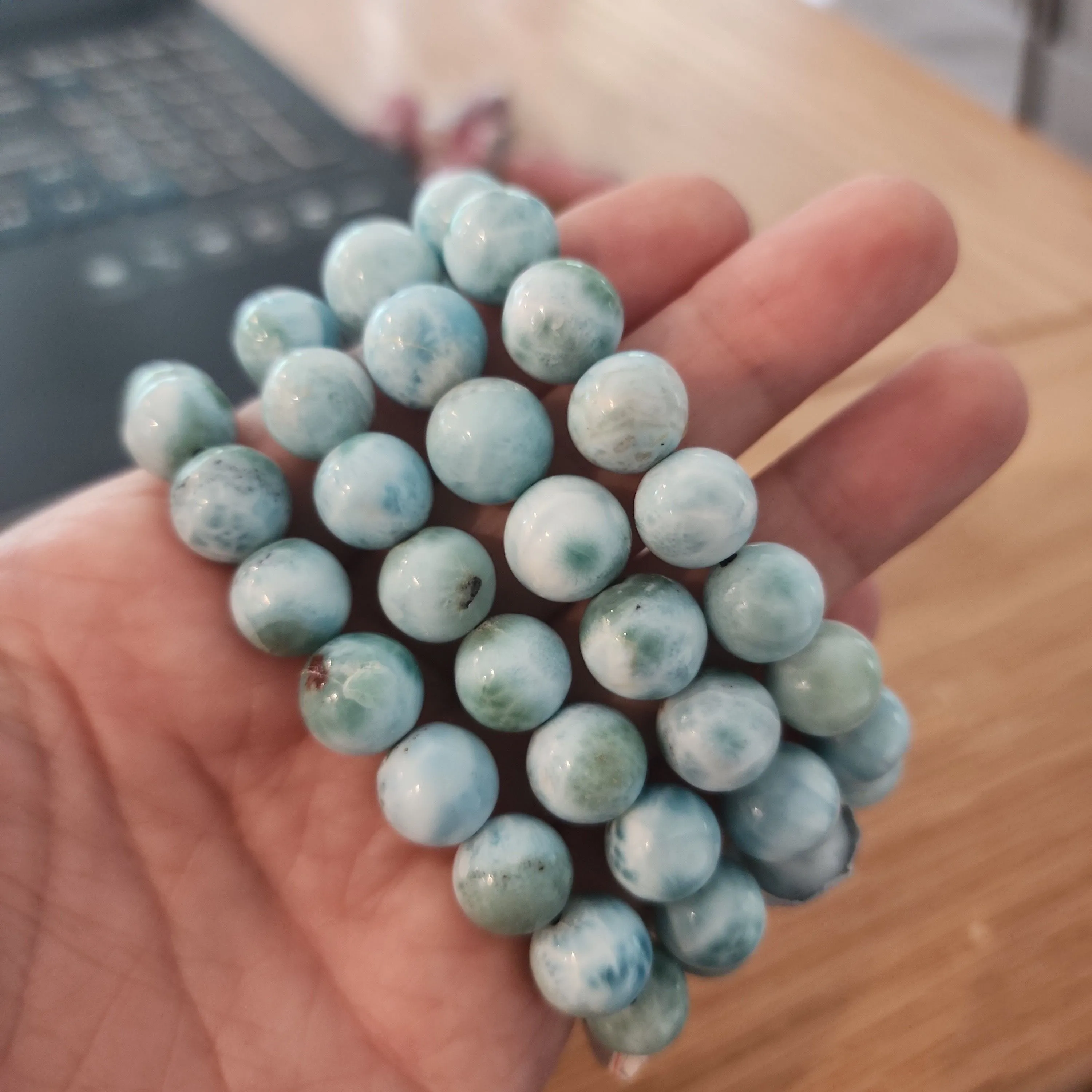 Product image for CHOICE Larimar Bead Bracelet