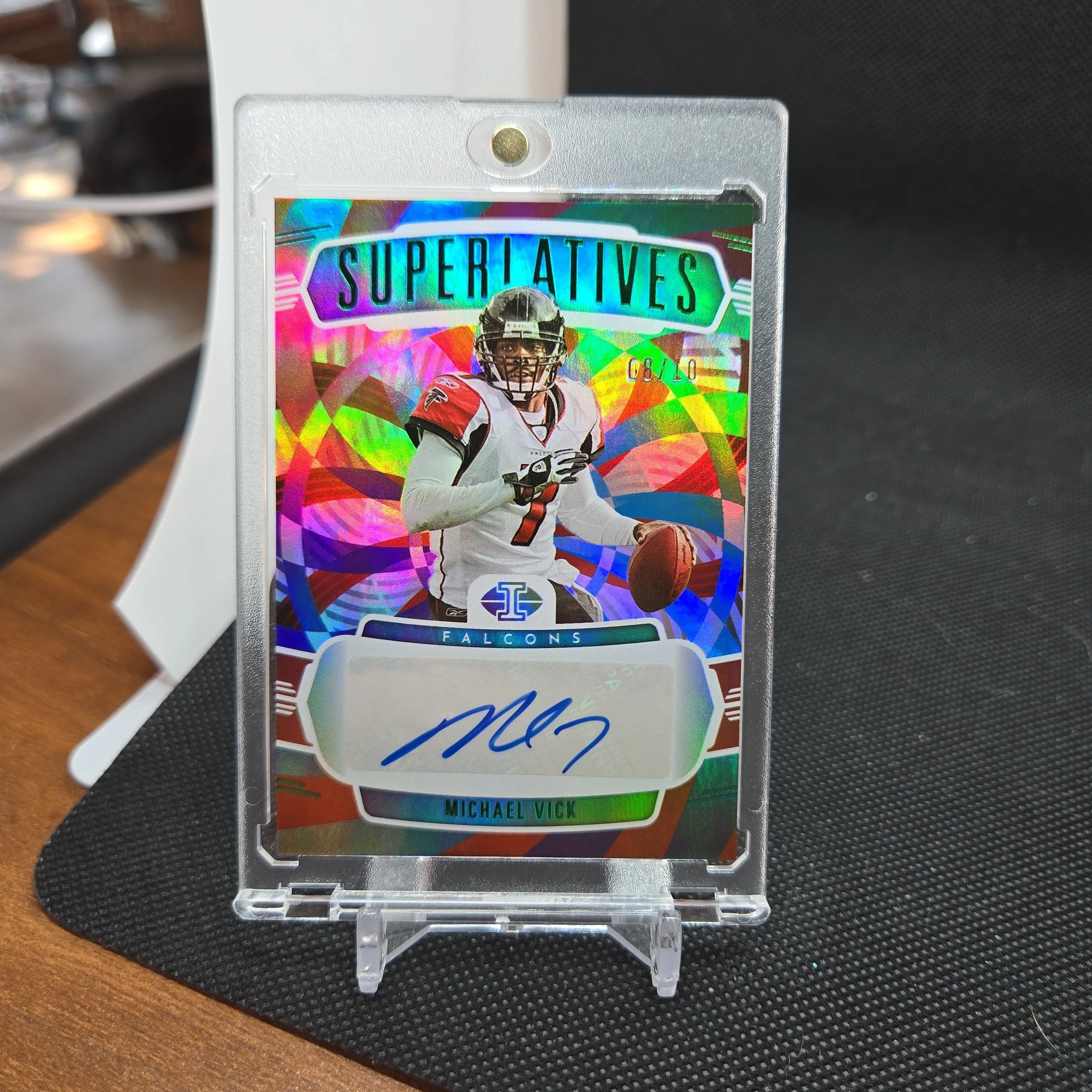 Product image for 2022 Panini Illusions Michael Vick Superlatives Auto /10 Falcons