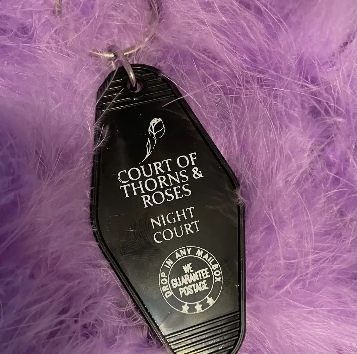 Product image for Court of Thorns and Roses Motel Keychain