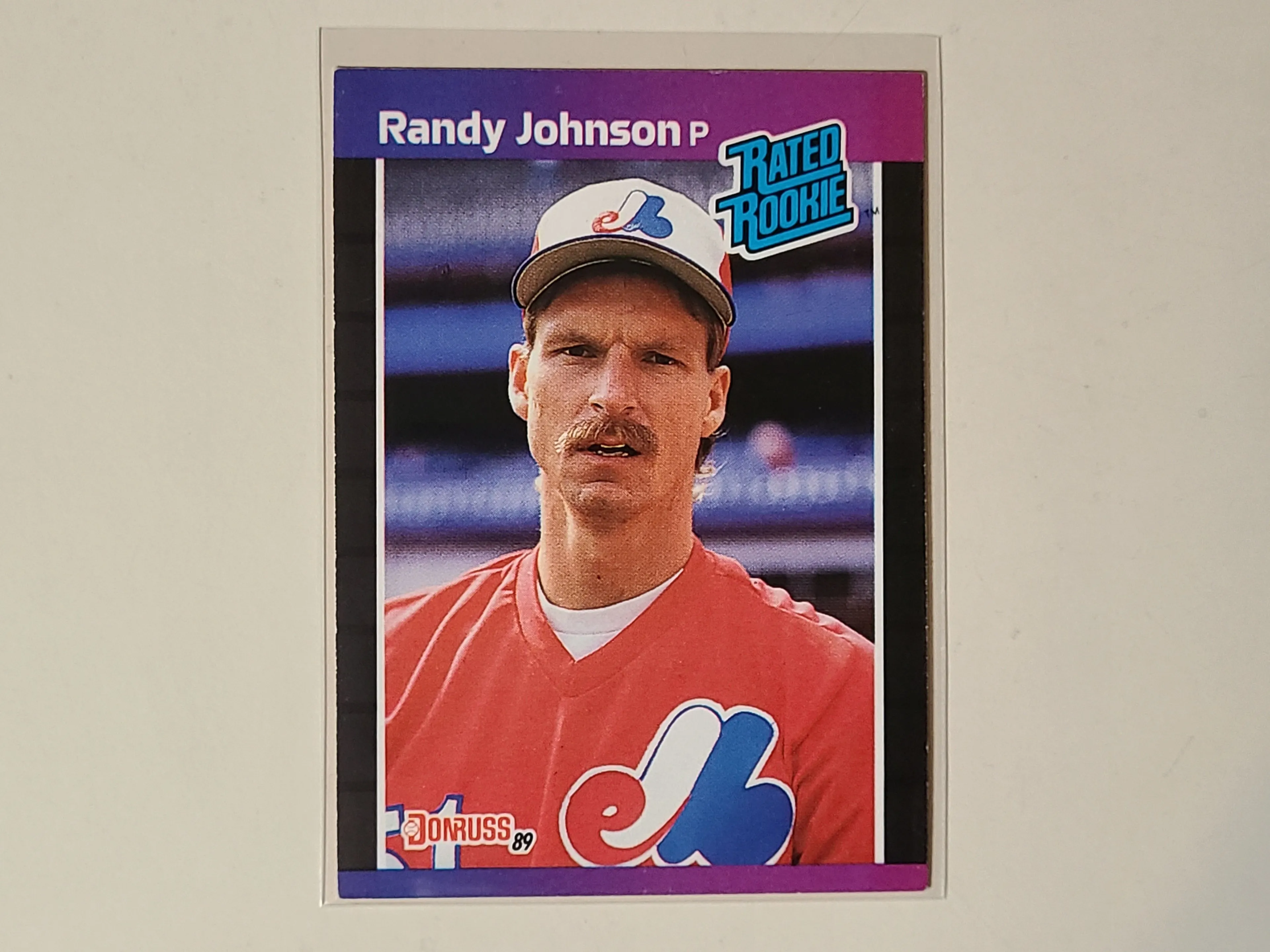 Product image for Randy Johnson 1989 Donruss Rated Rookie