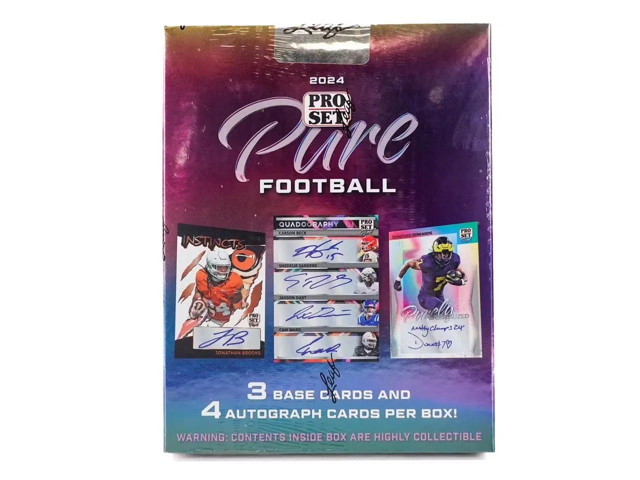 Product image for 2024 Pro Set Pure Football Hobby Box