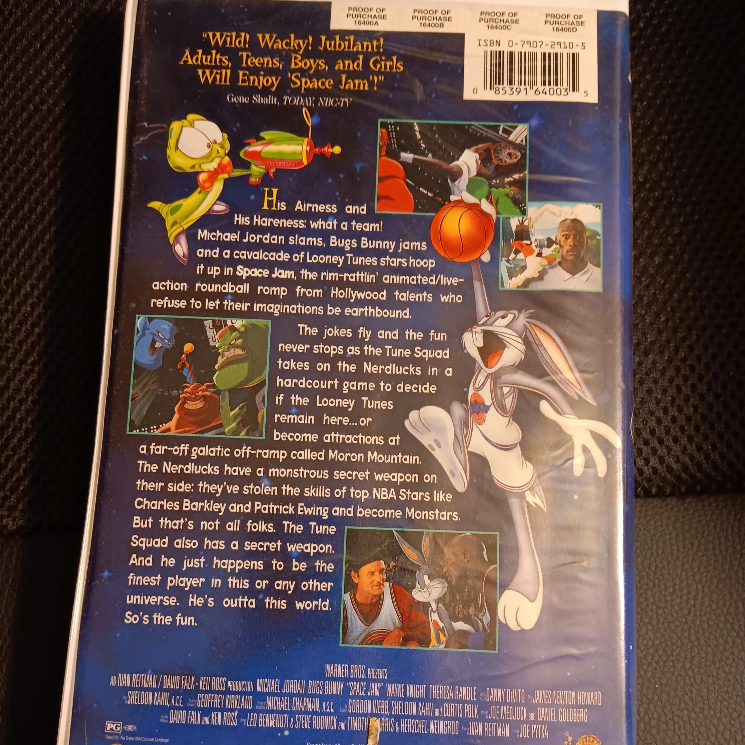 Product image for Warner Brothers Space Jam VHS