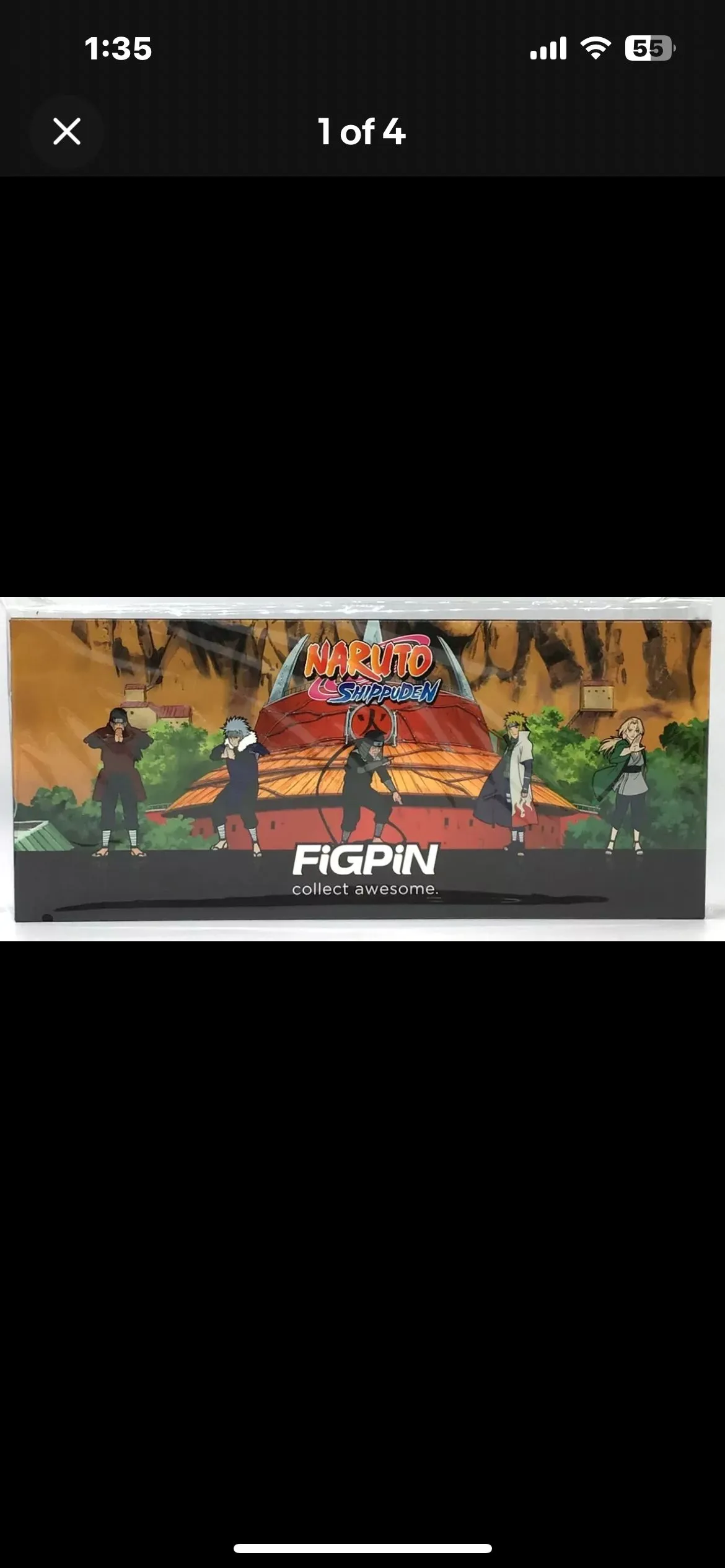 Product image for Naruto Hokage FigPin Full Set