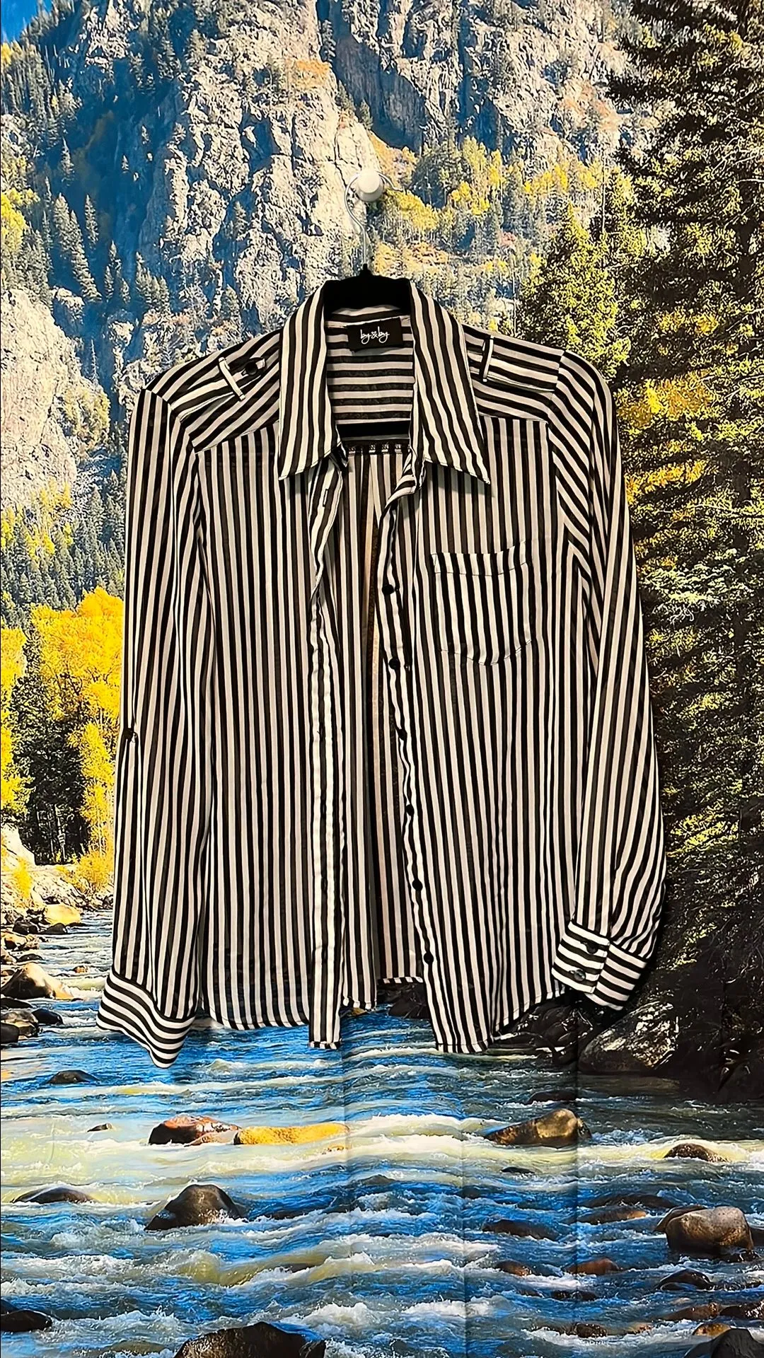 Product image for By and By Striped Dress Shirt