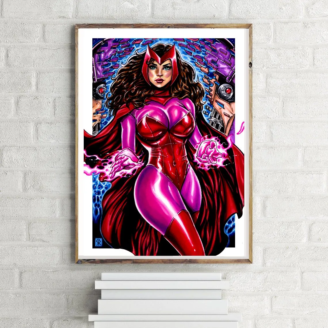 Product image for Scarlet Witch A4 Poster - Art by Sam Rogers - Limited Edition X-Men Print