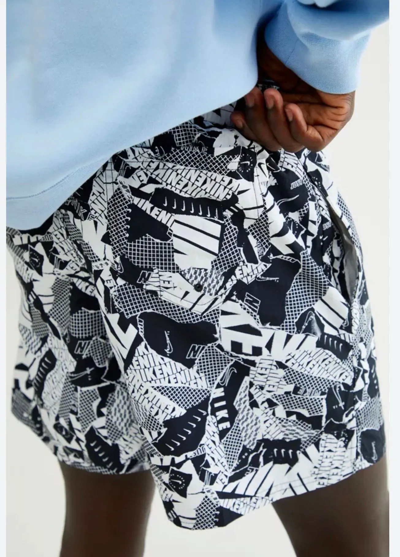 Product image for 53. Nike Printed Logo 5" Volley Short | Urban Outfitters