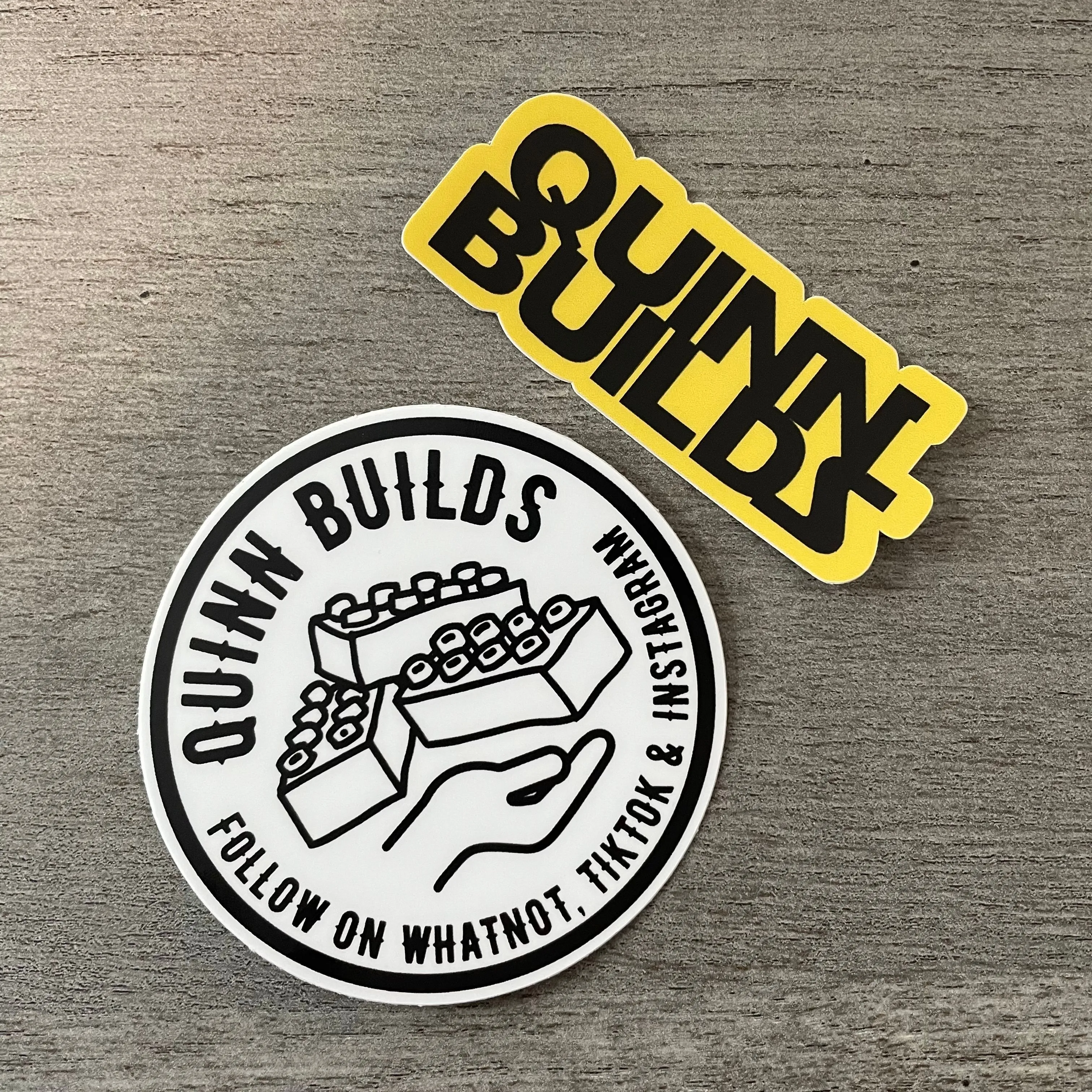 Product image for QUINNBUILDS STICKER BUNDLE