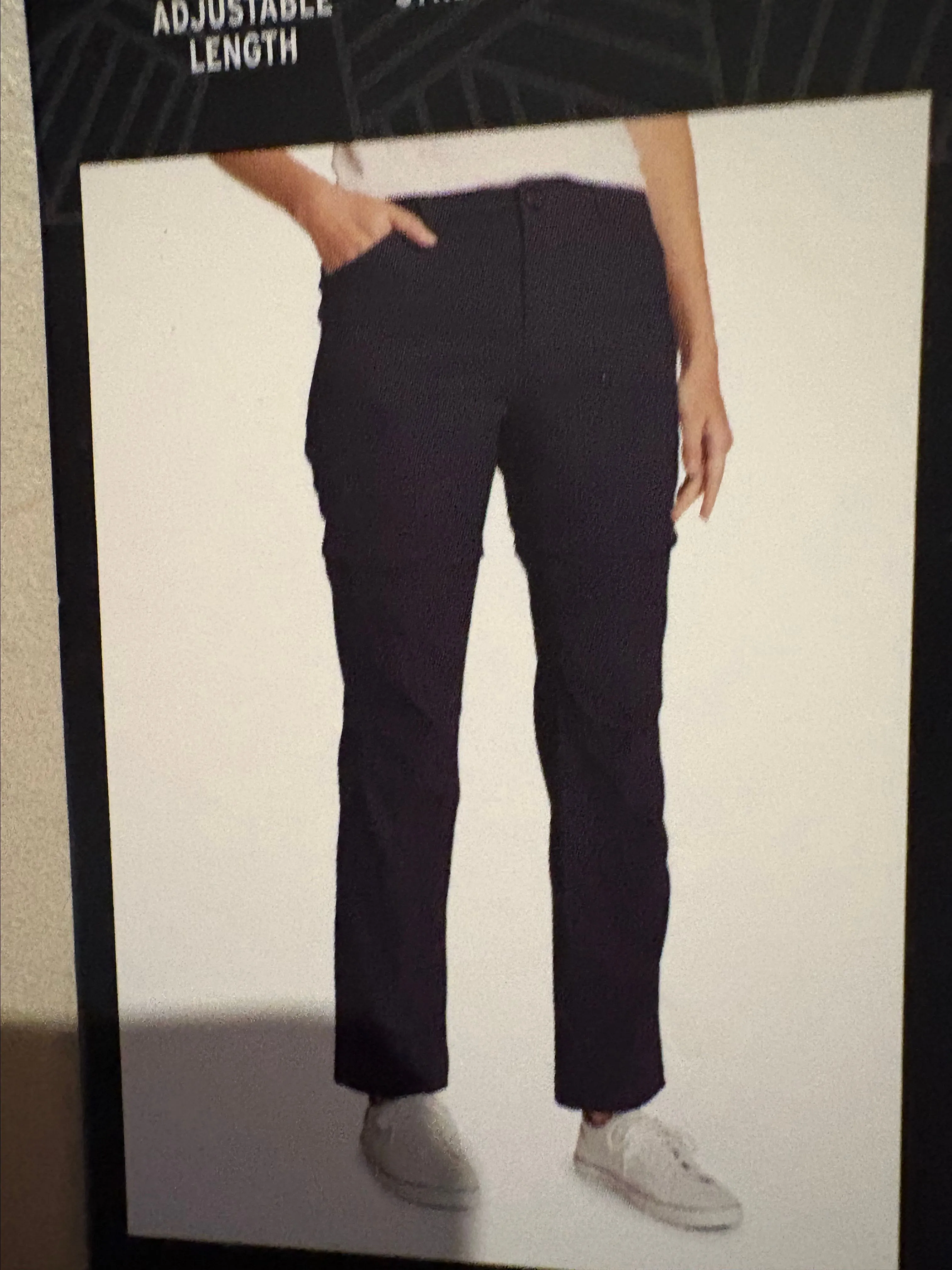 Product image for NWT sz 18 blue $75 Eddie Bauer convertible pants