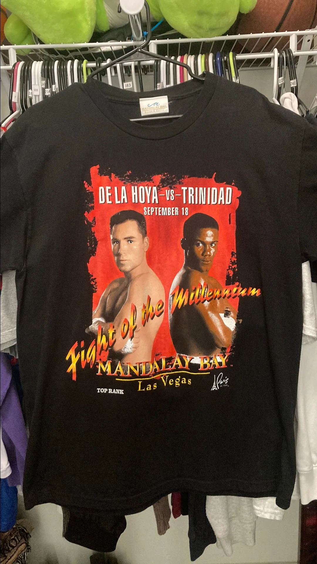 Product image for 90s - 1999 OSCAR DE LA HOYA VS TITO TRINIDAD LARGE