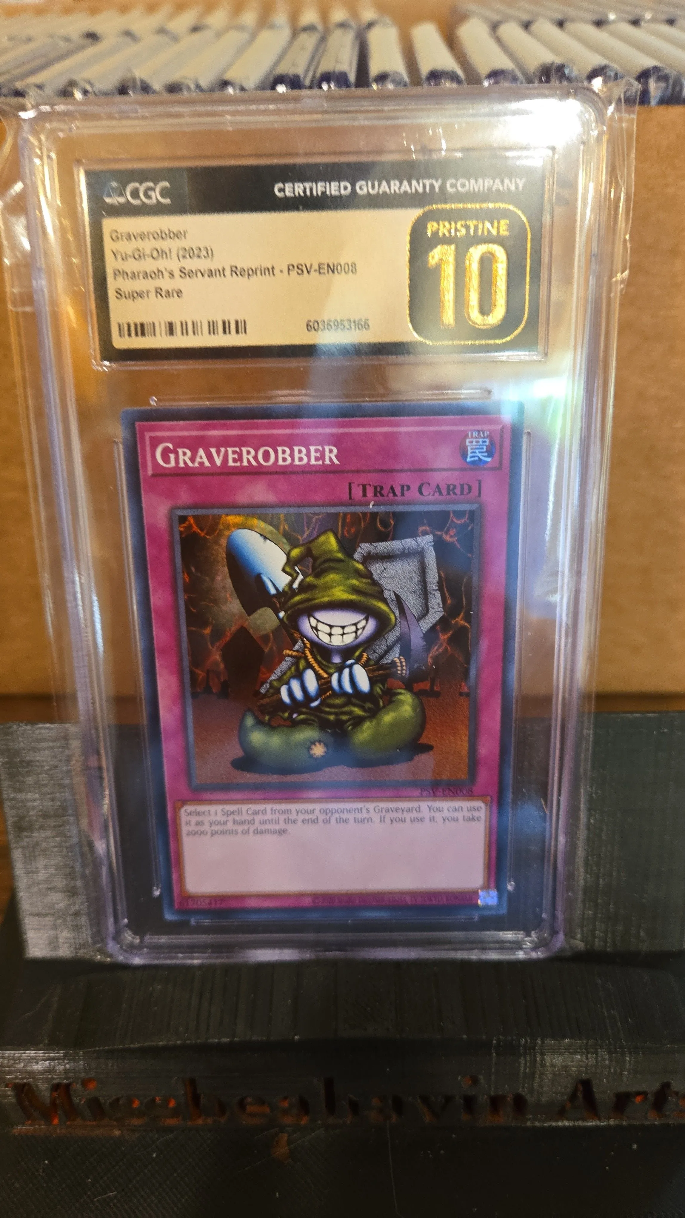 166. Yu-gi-oh Graverobber CGC PRISTINE 10  Whatnot: Shop, Sell, Connect