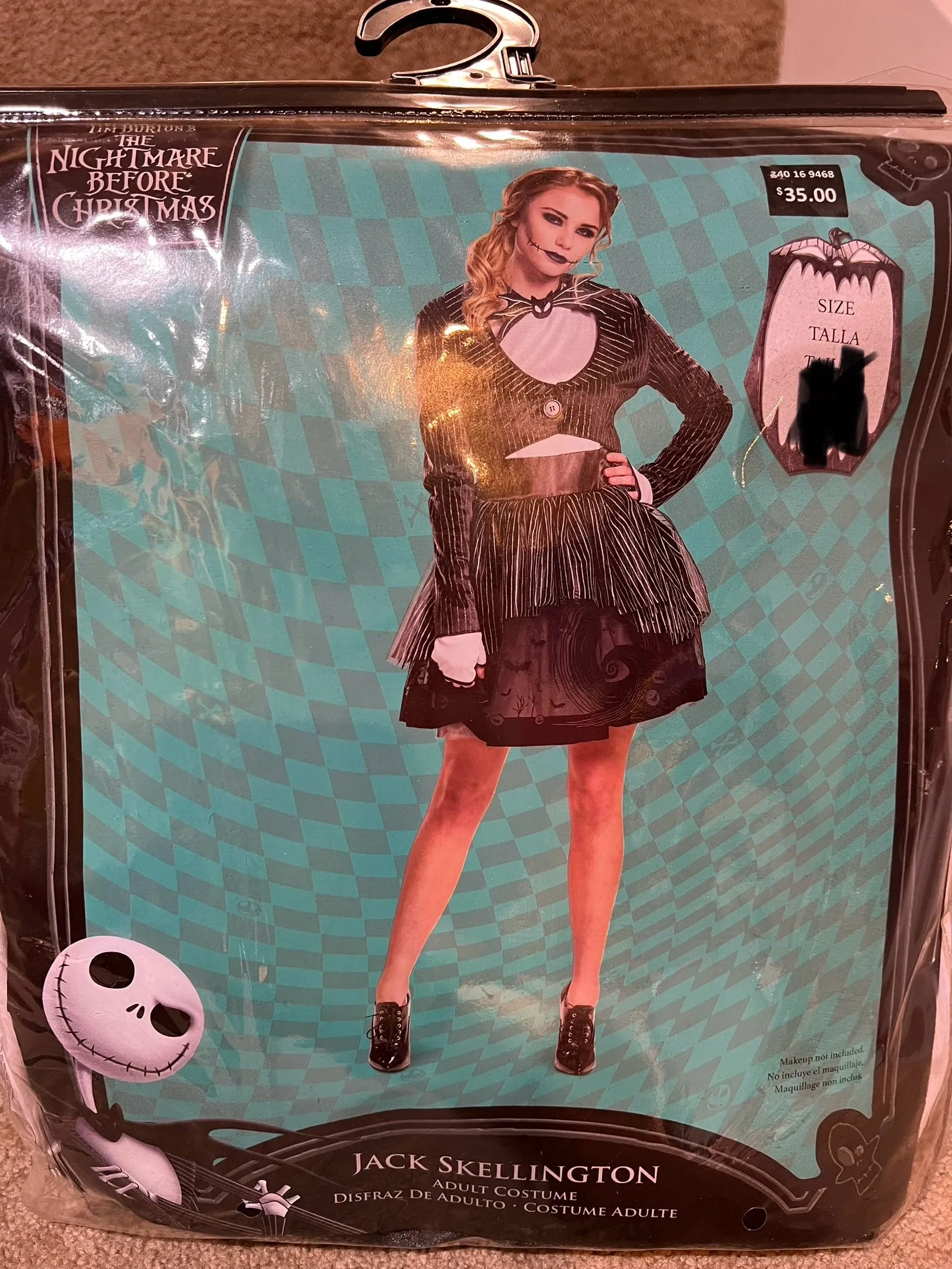 Disney Nightmare Before Christmas Jack Skellington Costume Dress Women  Small or Medium or Large  Whatnot: Shop, Sell, Connect