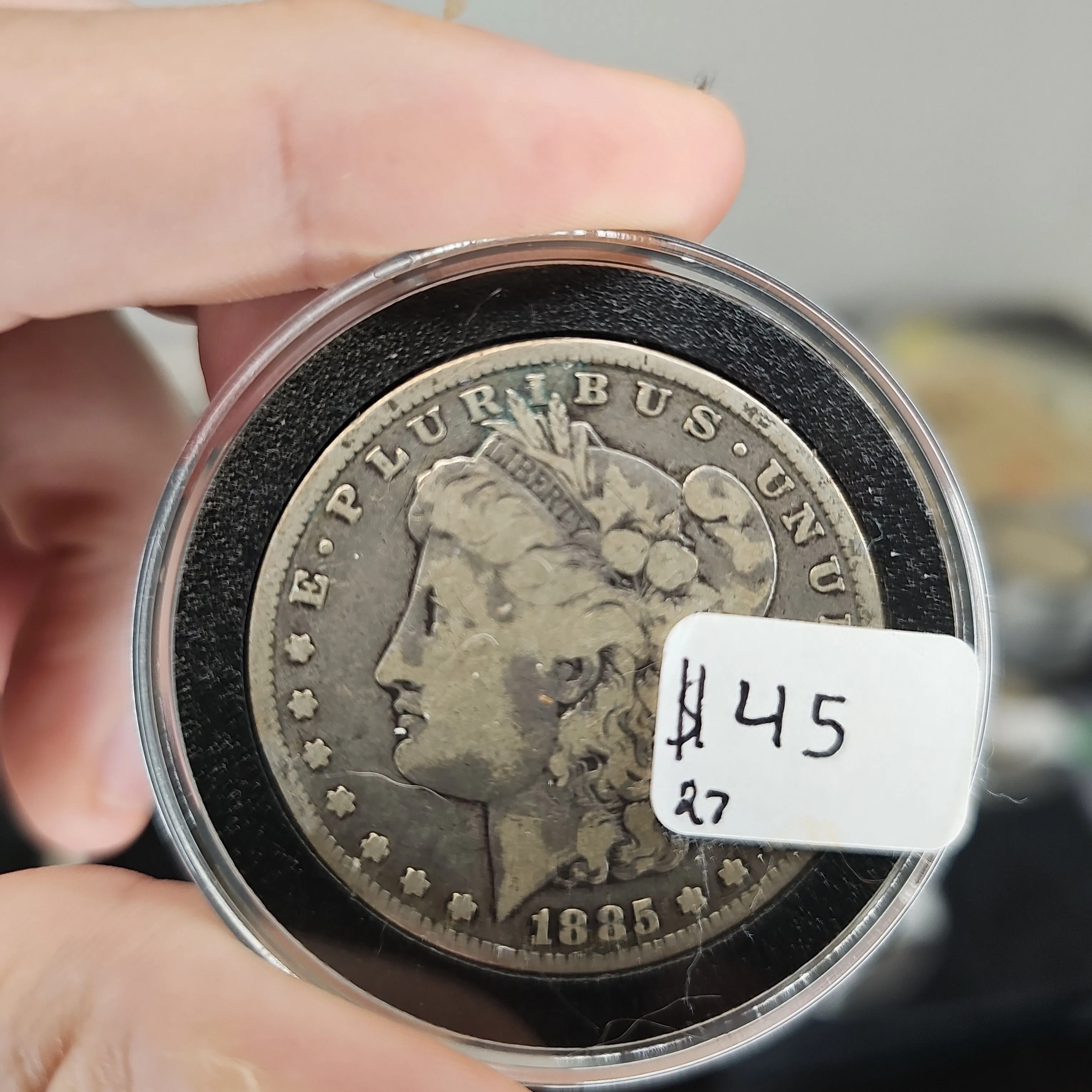 Product image for 1885 morgan silver dollar