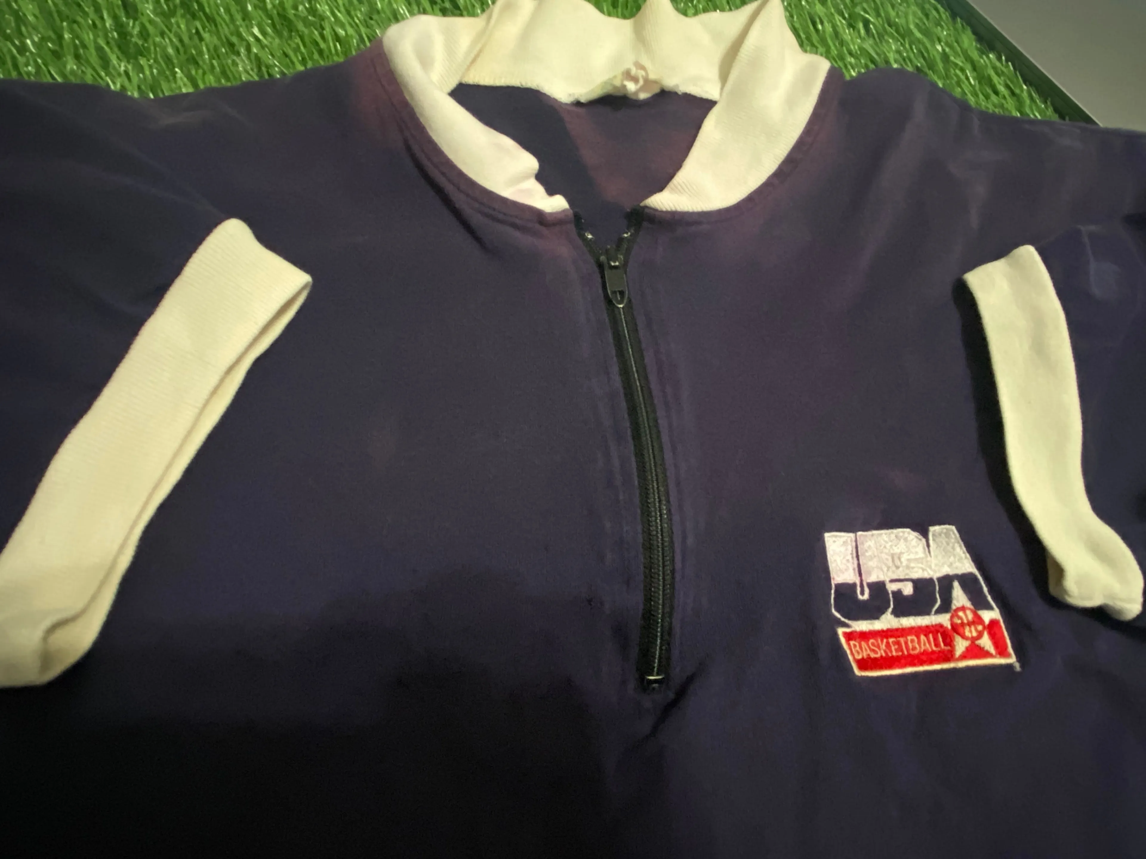 Product image for 53. 90s USA Olympics Shooting Shirt Sz M (Has Fade)