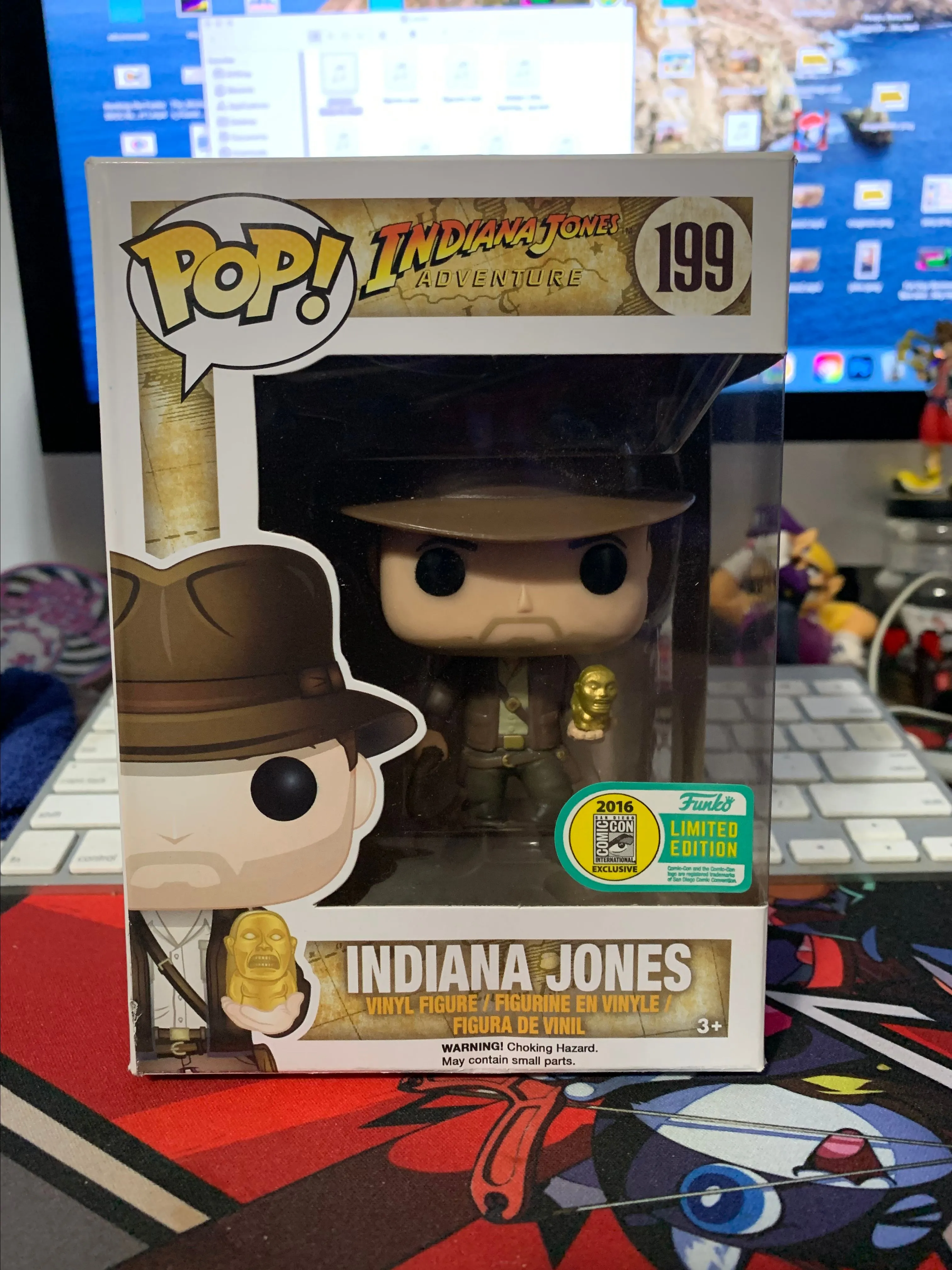 Product image for Indiana Jones Holding Idol 2016 SDCC Exclusive Funko Pop
