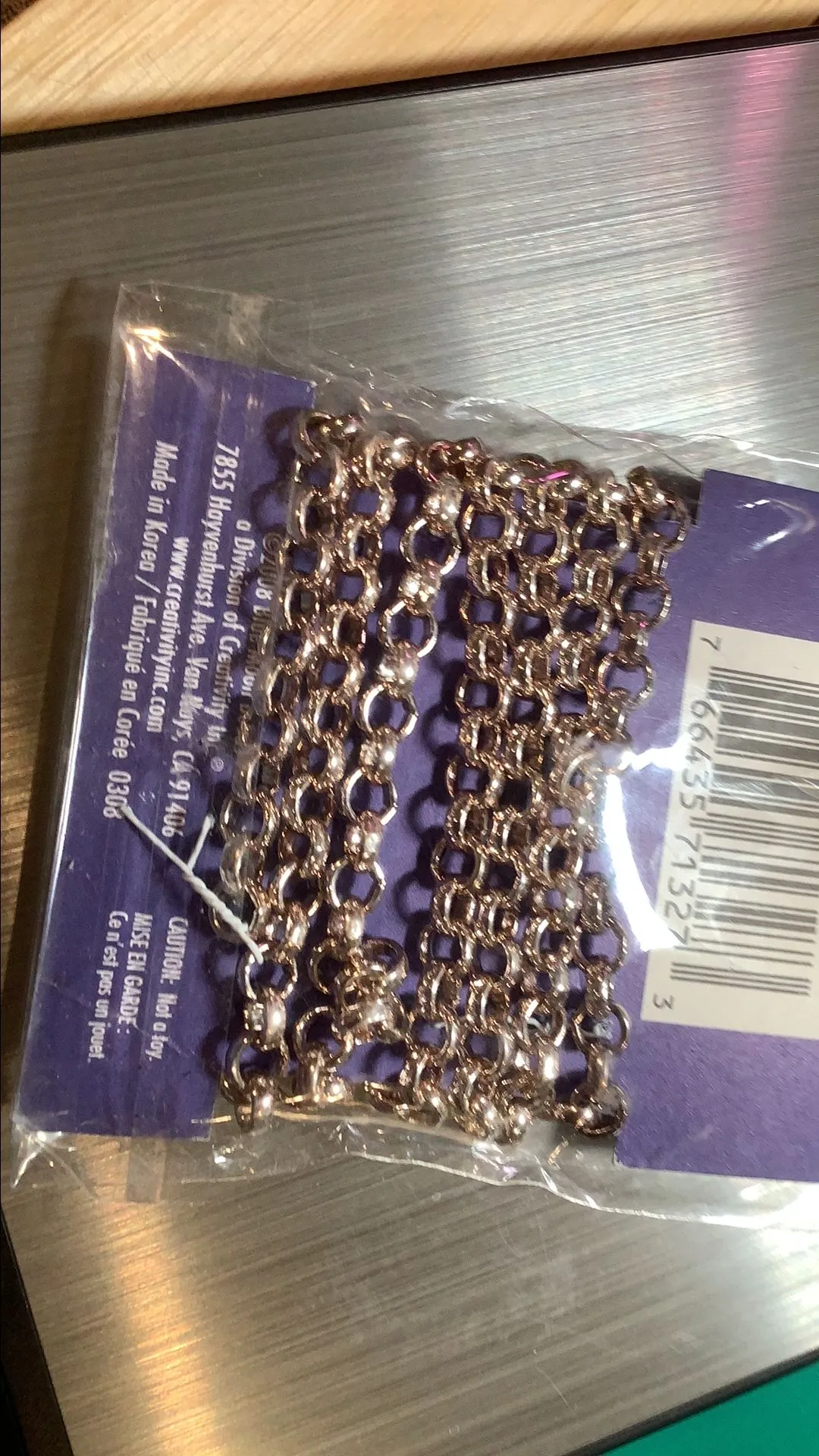 Product image for 36 inch metal chain