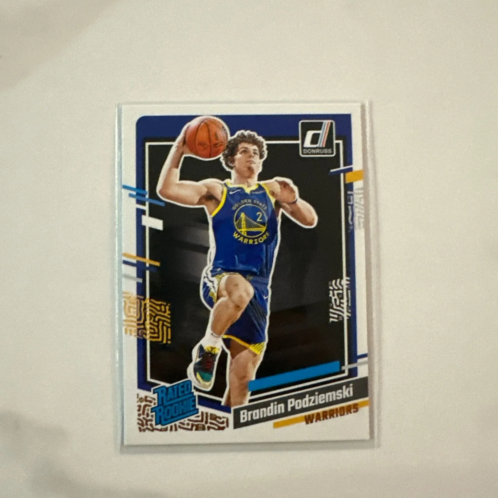 Product image for 2023-24 Donruss Brandin Podziemski Rated Rookie #249 Golden State Warriors (RC)