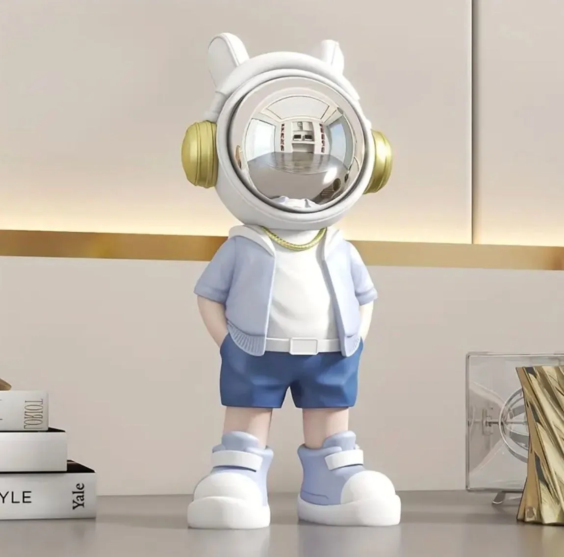 Product image for Resin Astronaut Decor Blue