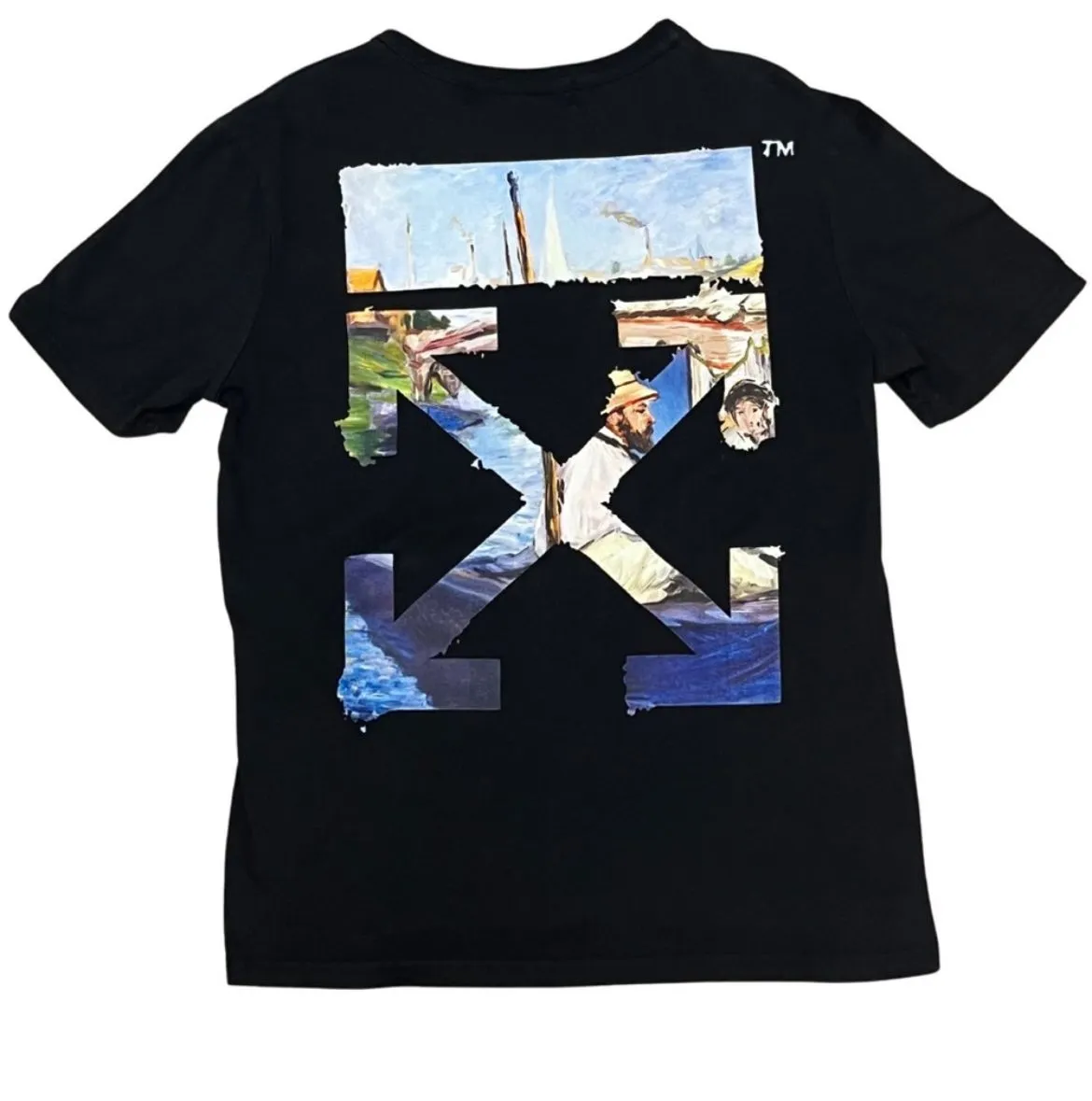Product image for Off white oil painting shirt size small