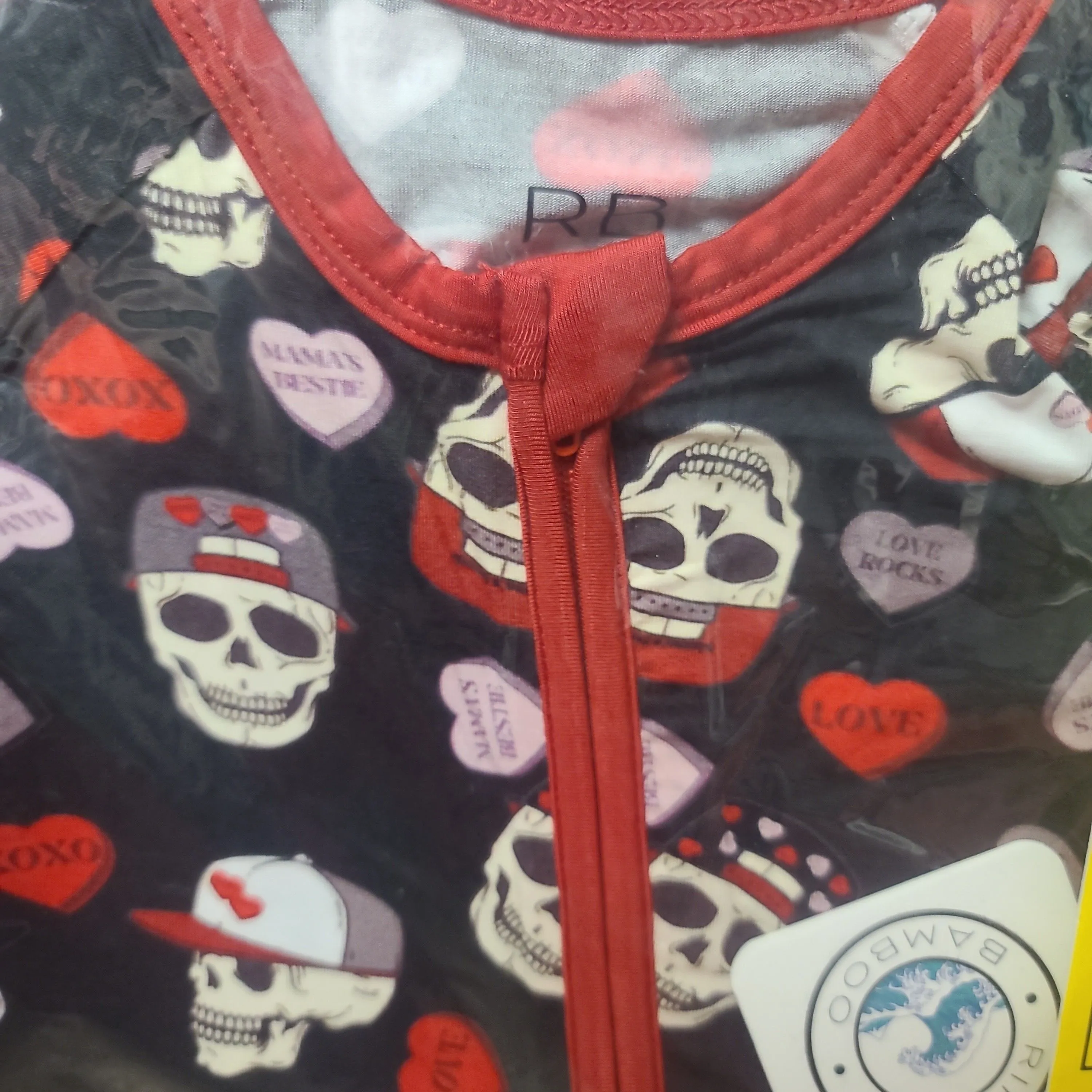 Product image for 12-18M Candy Hearts Zippie