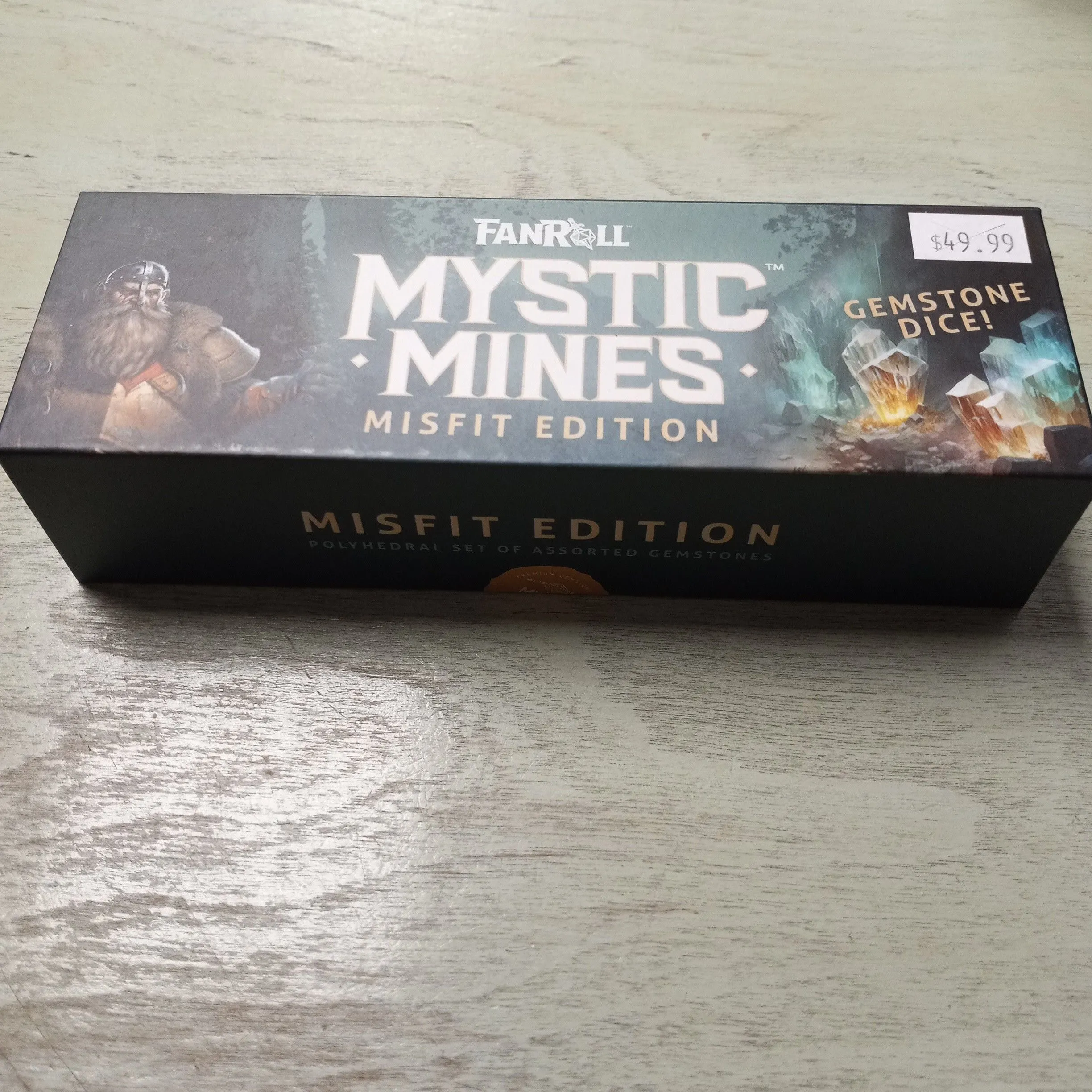Product image for Fanroll Mystic Mines Misfit Edition Gemstone Dice