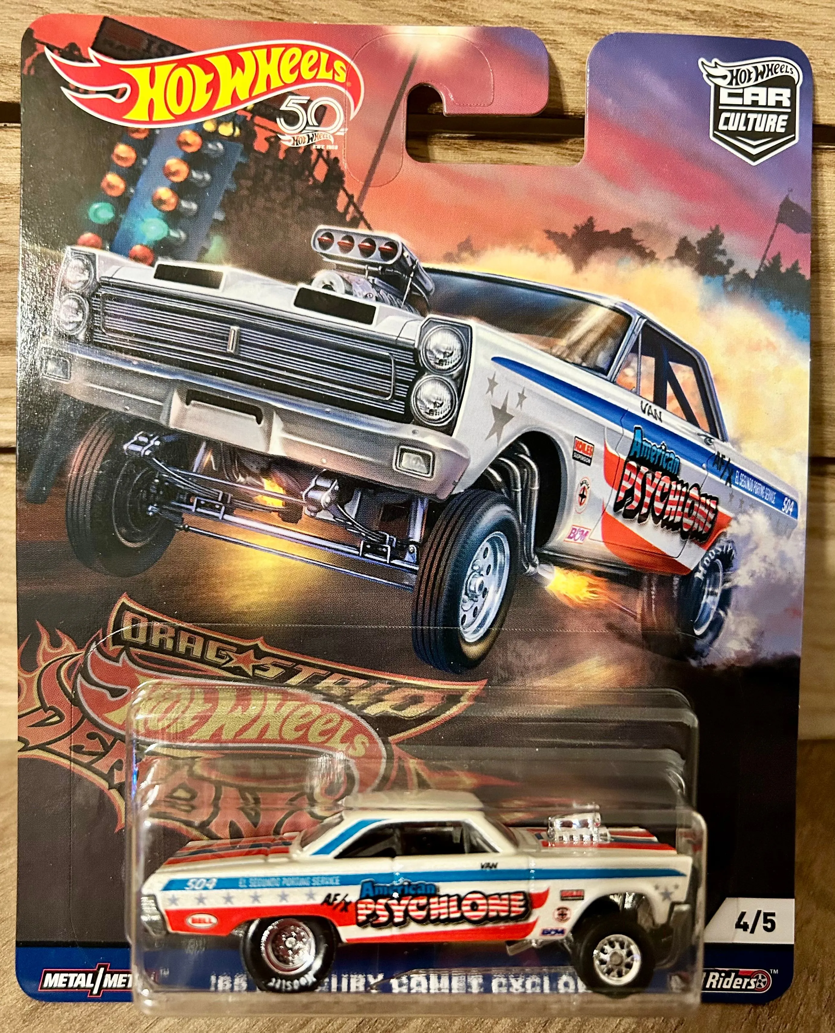 Product image for Hot Wheels 2018 Real Riders-CAR CULTURE-63 Chevy Nova- 1:64-Mint