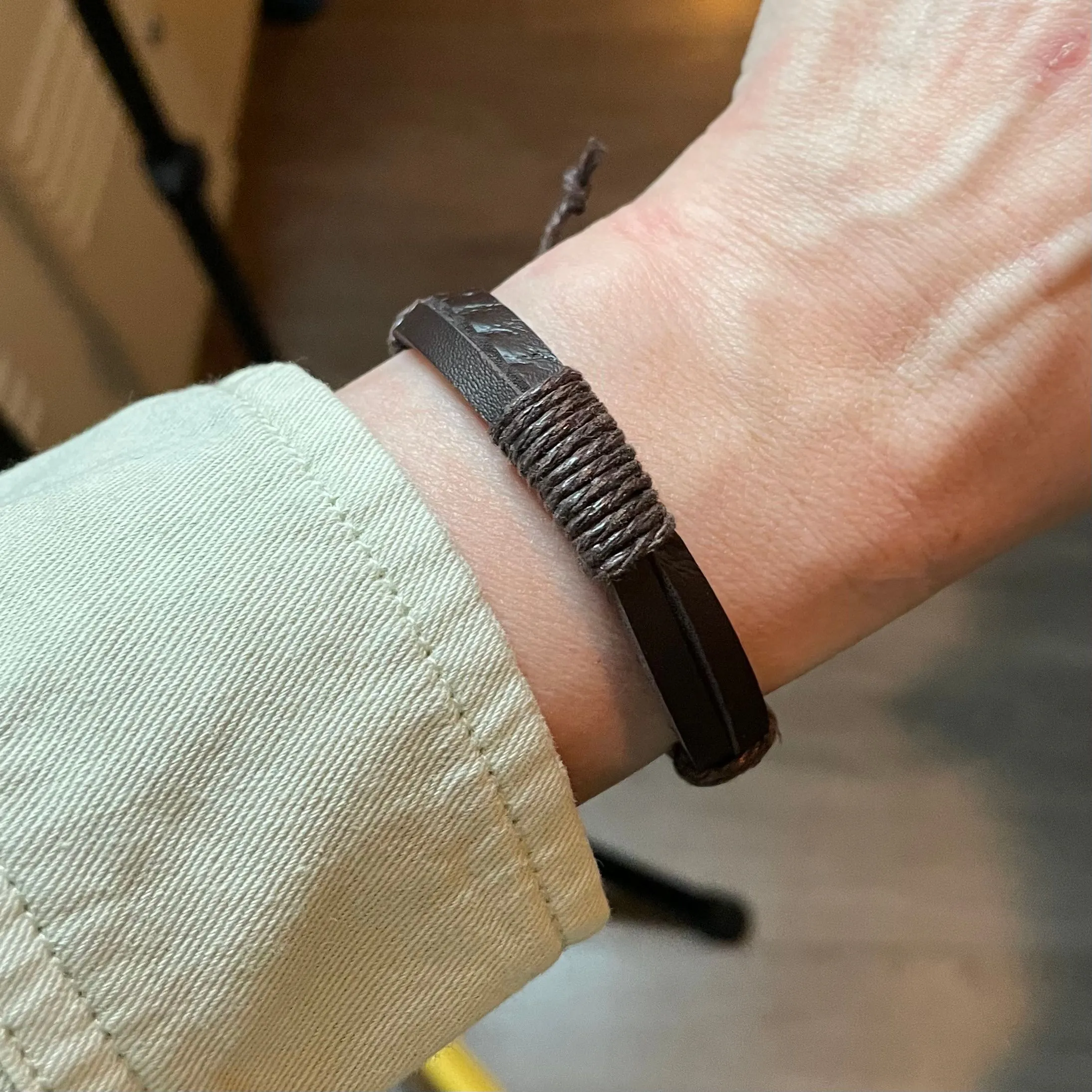 Product image for Adj Leather Boho Bracelet