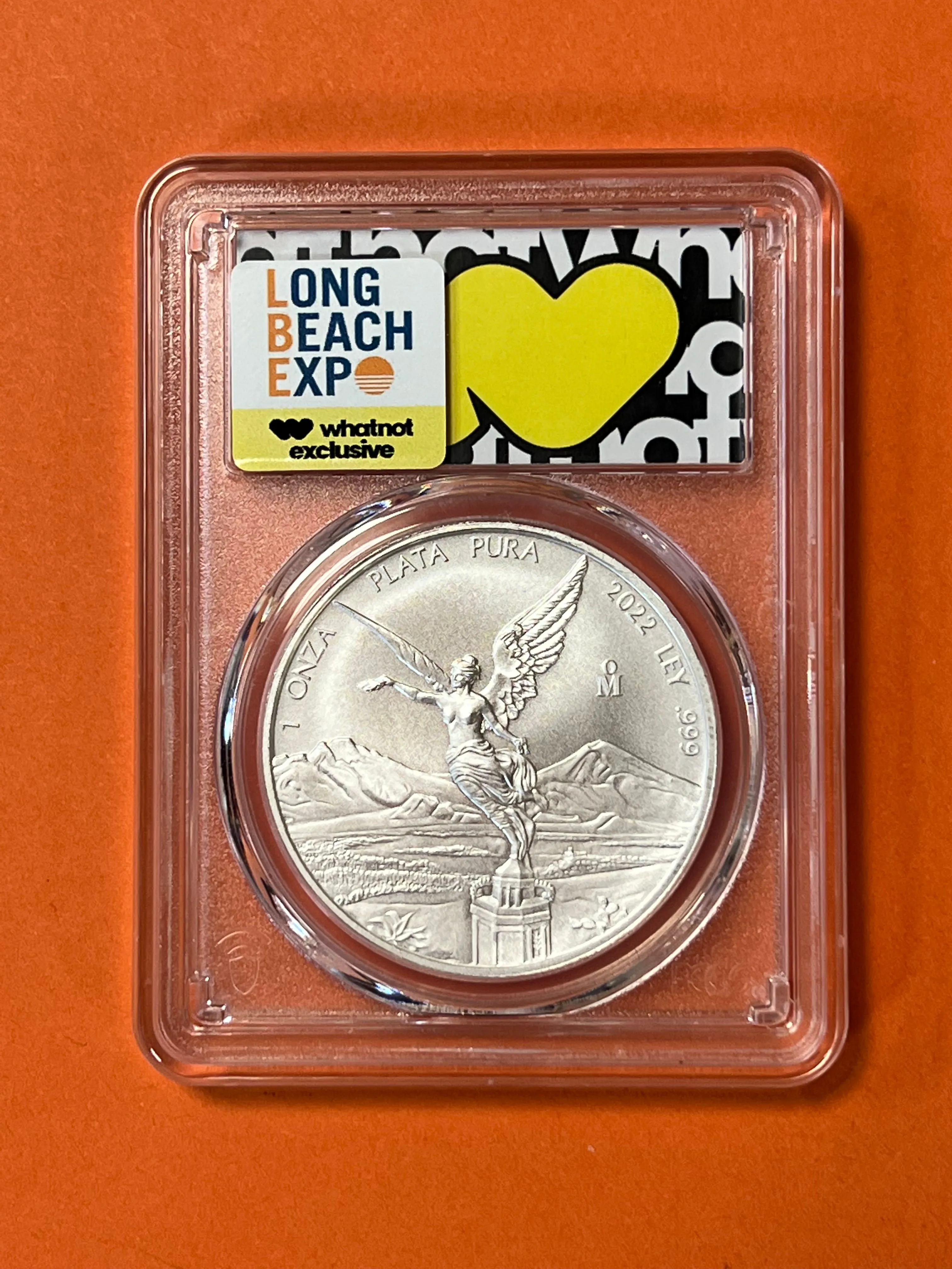 Product image for 2022 WhatNot Black label Libertad PCGS MS70 one Onza