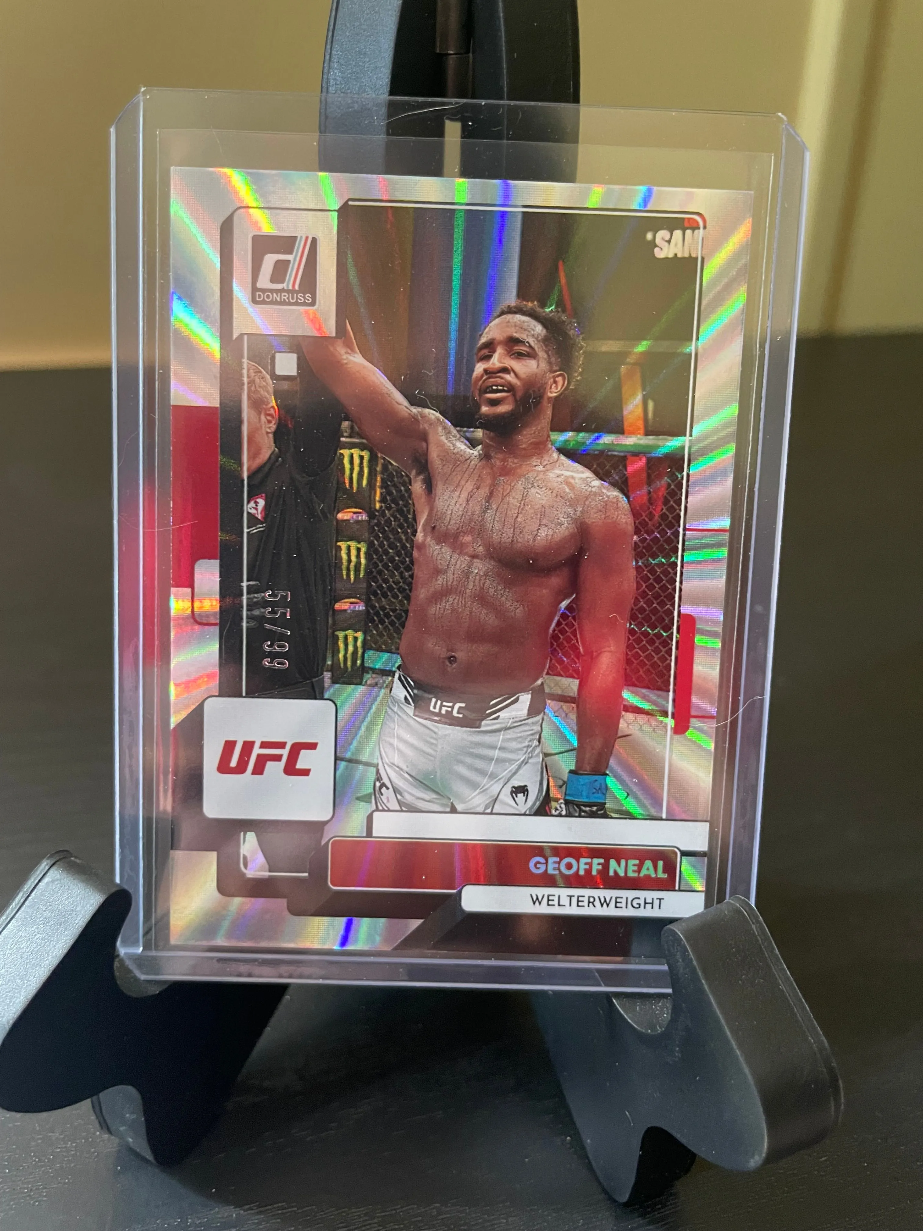 Product image for 2023 Donruss UFC Geoff Neal Silver Holo Laser /99