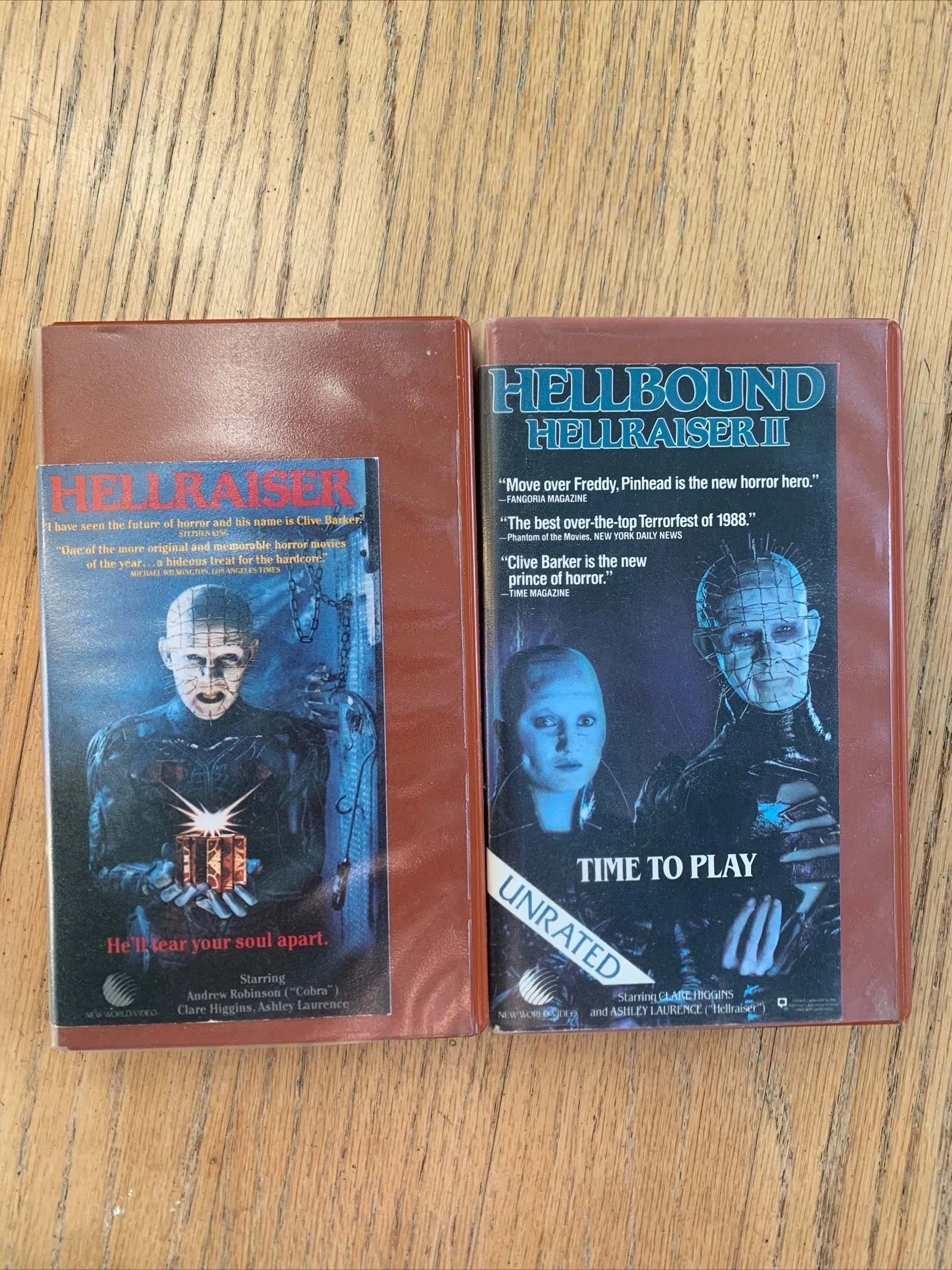 Product image for hellraiser 1 & 2 betamax