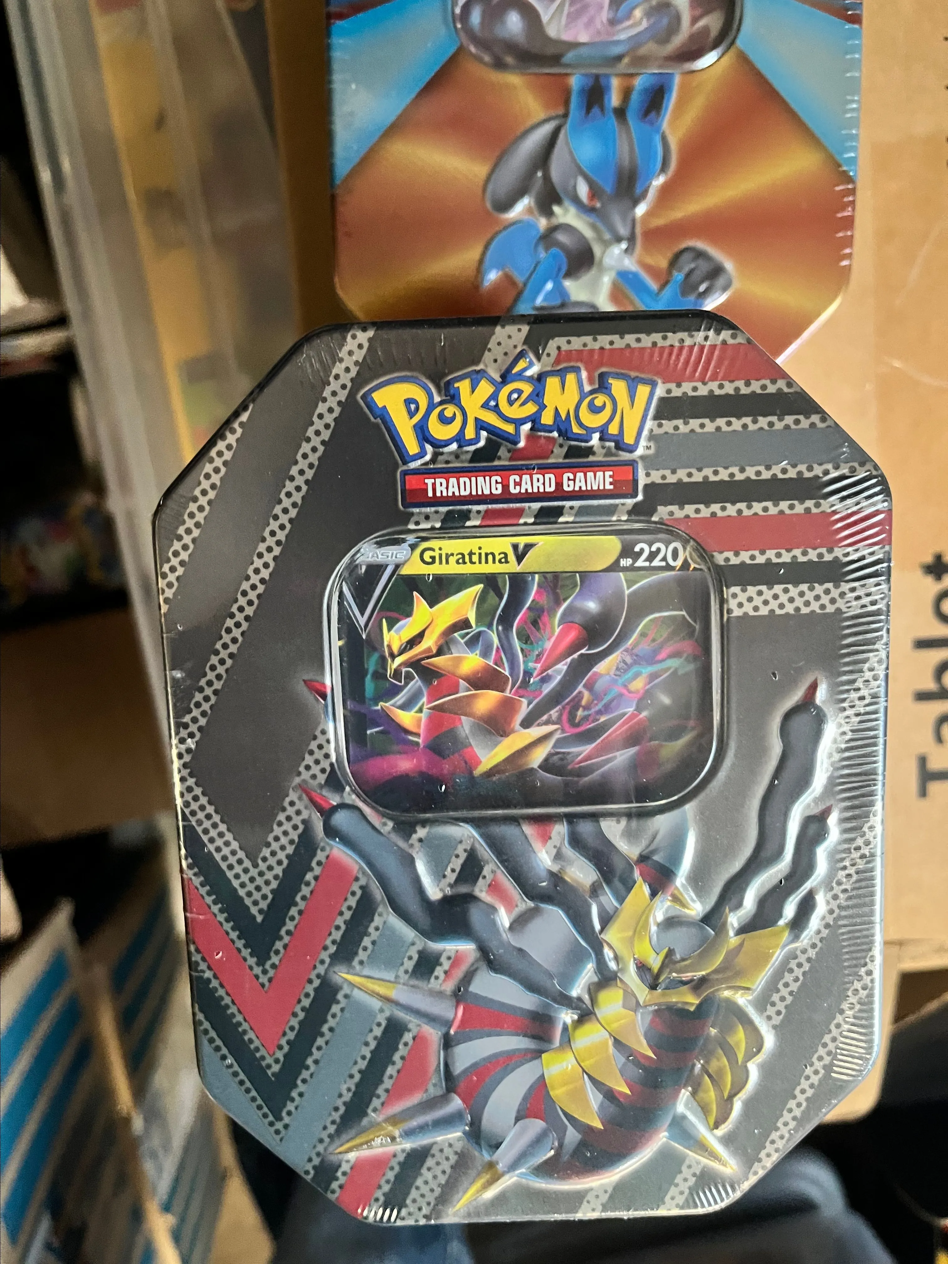 Product image for Pokémon Lucario V Forces Tin