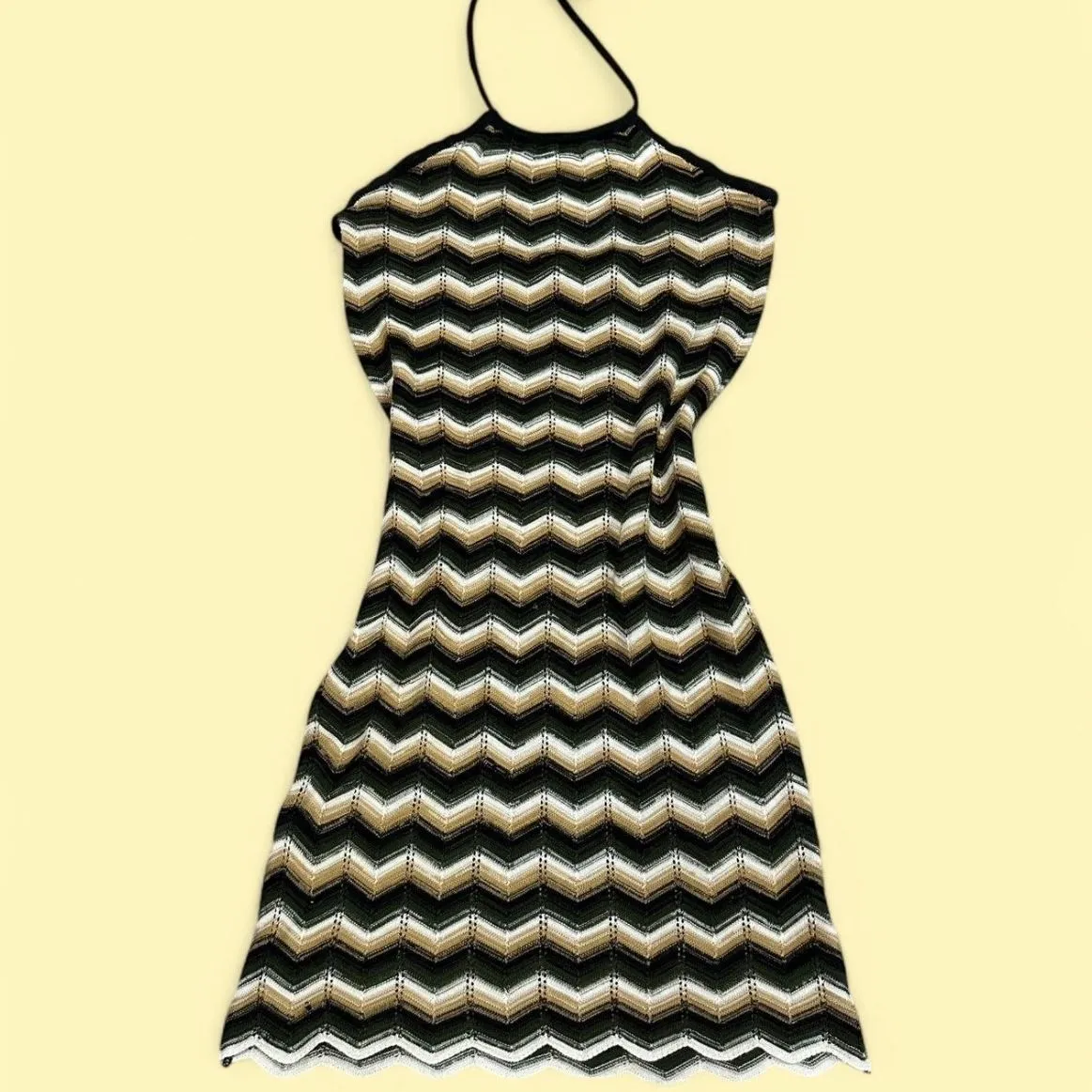 Product image for #30 Zigzag Knit Mini Dress