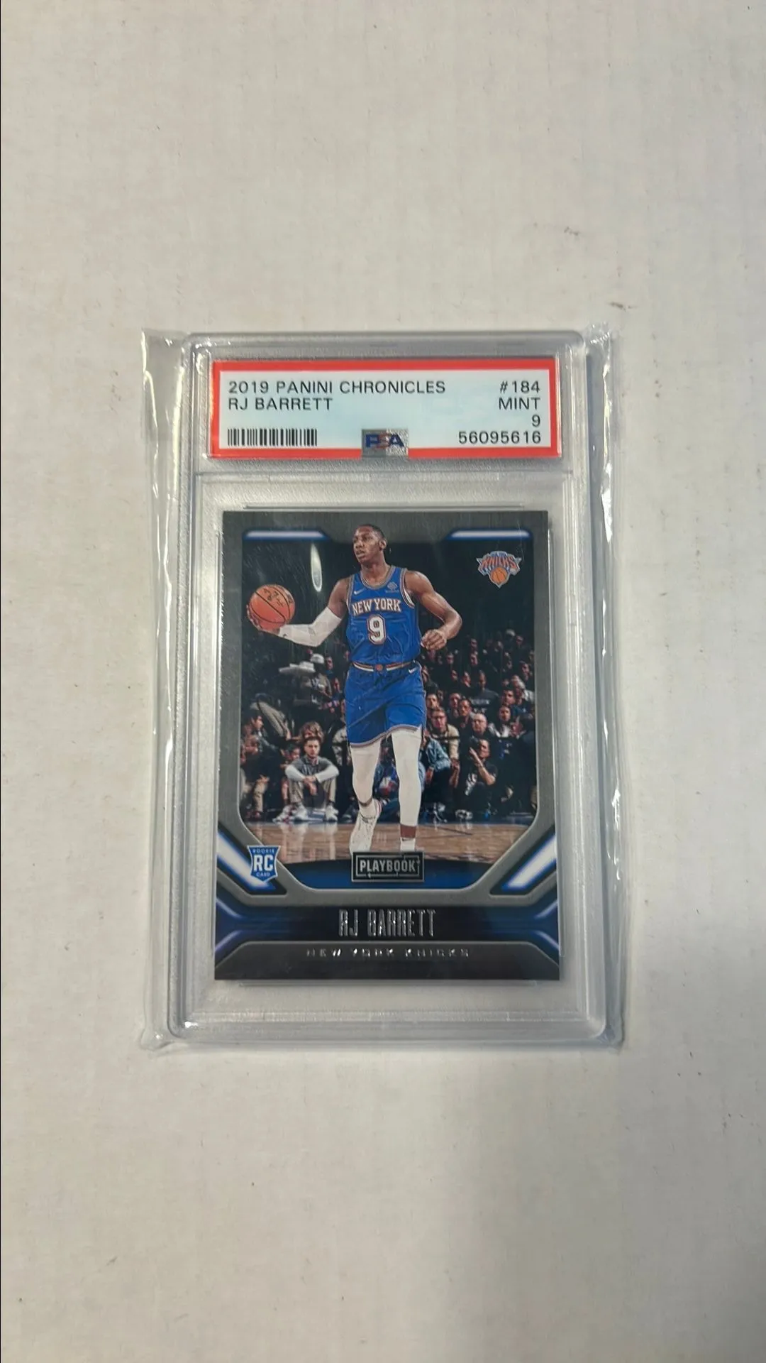 Product image for 2019 Panini Chronicles Rj Barrett 184  PSA MINT 9
