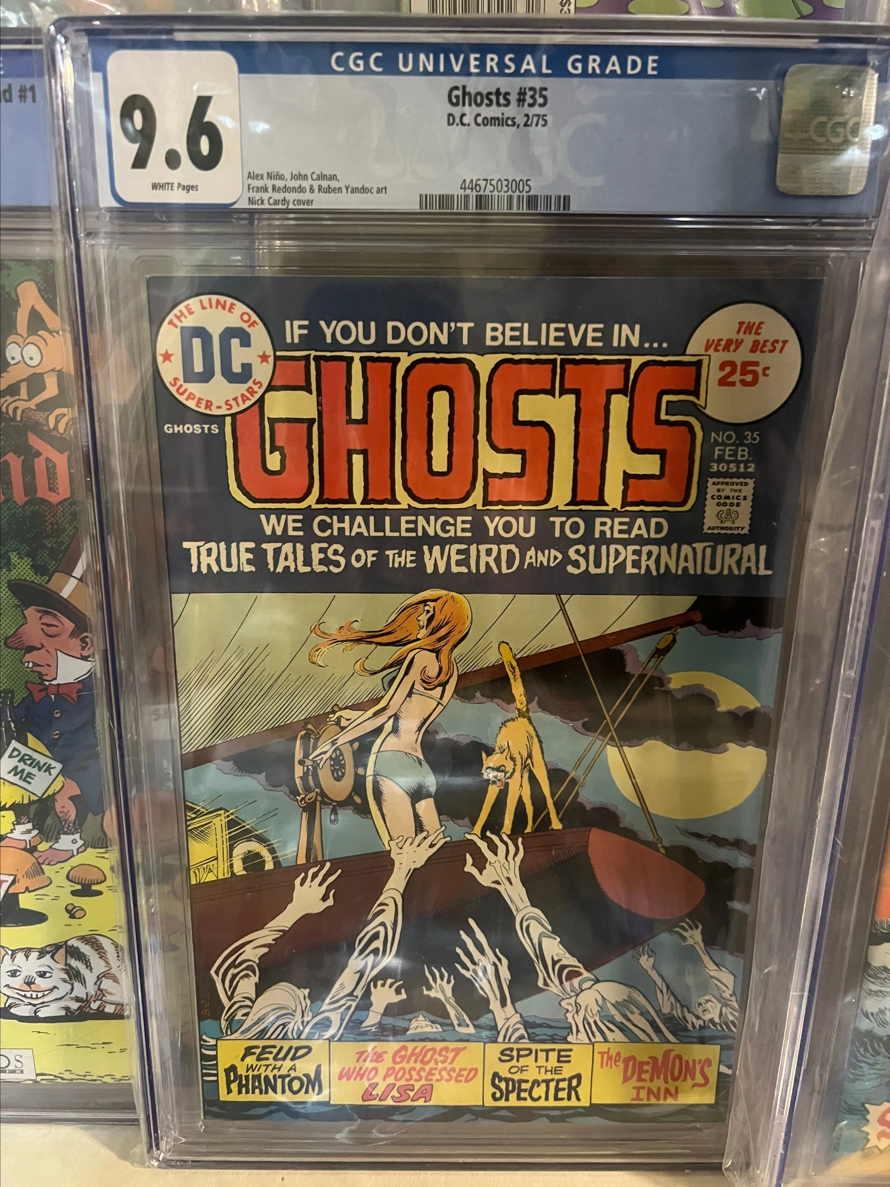 Product image for CGC 9.6 Ghosts #35 - highest graded copy