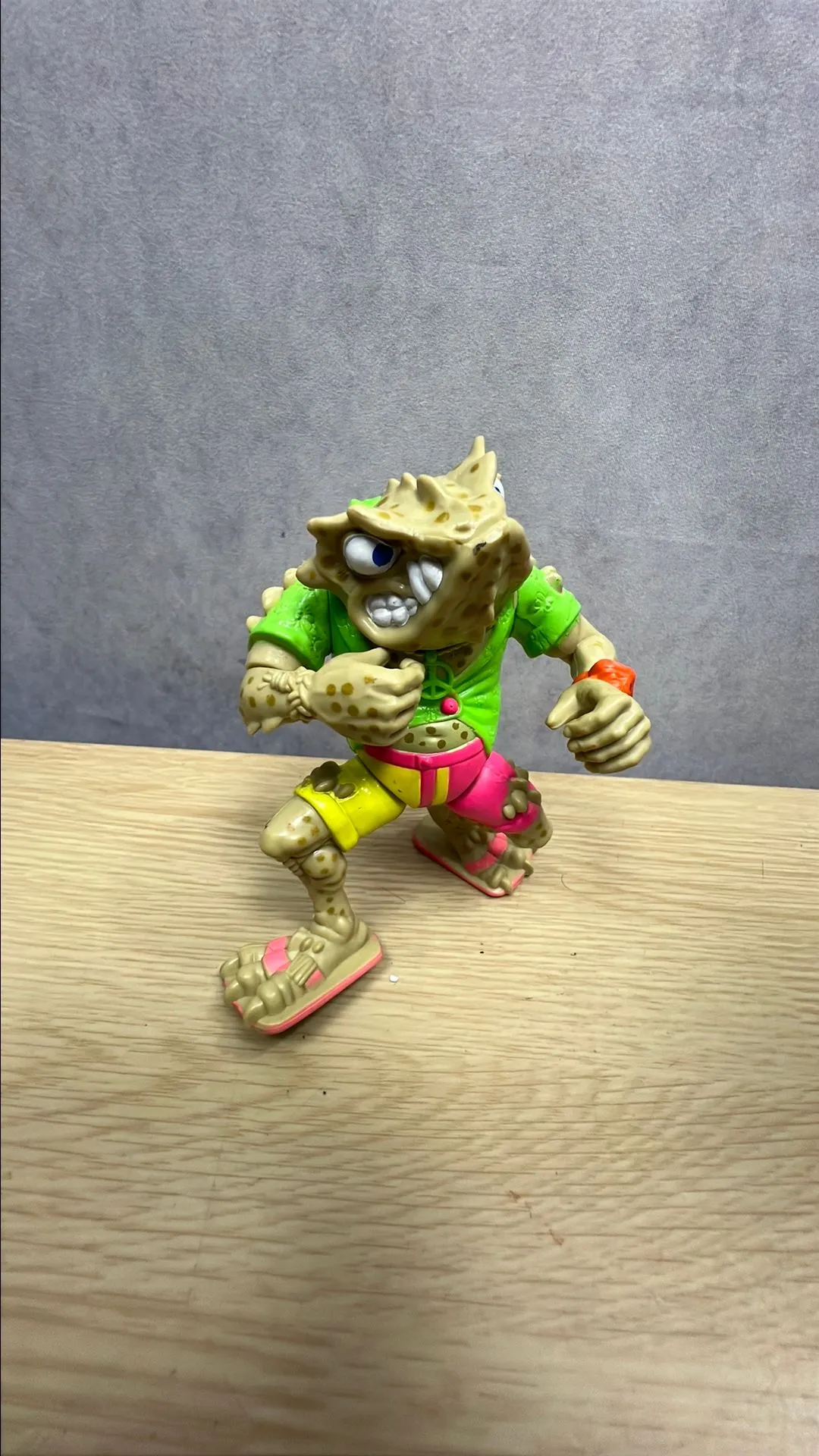 Product image for Vtg 90s TMNT Napoleon Bonafrog Action Figure! Teenage Mutant Ninja Turtles 1990