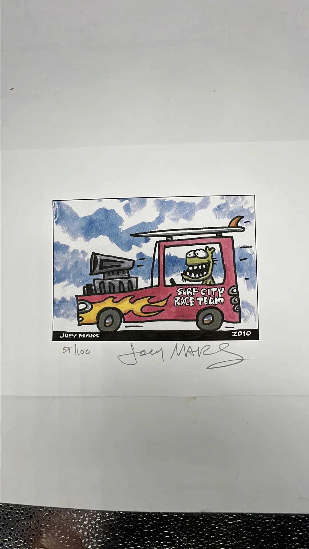 Product image for 013 "Surf City Race Team" Print by Joey Mars