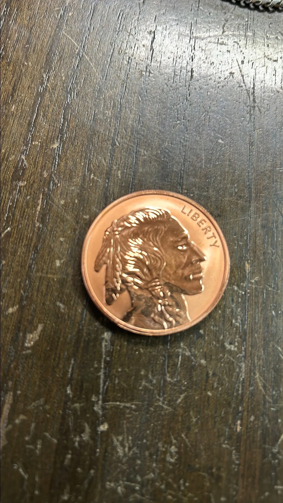 Product image for RP 1 ounce copper buffalo